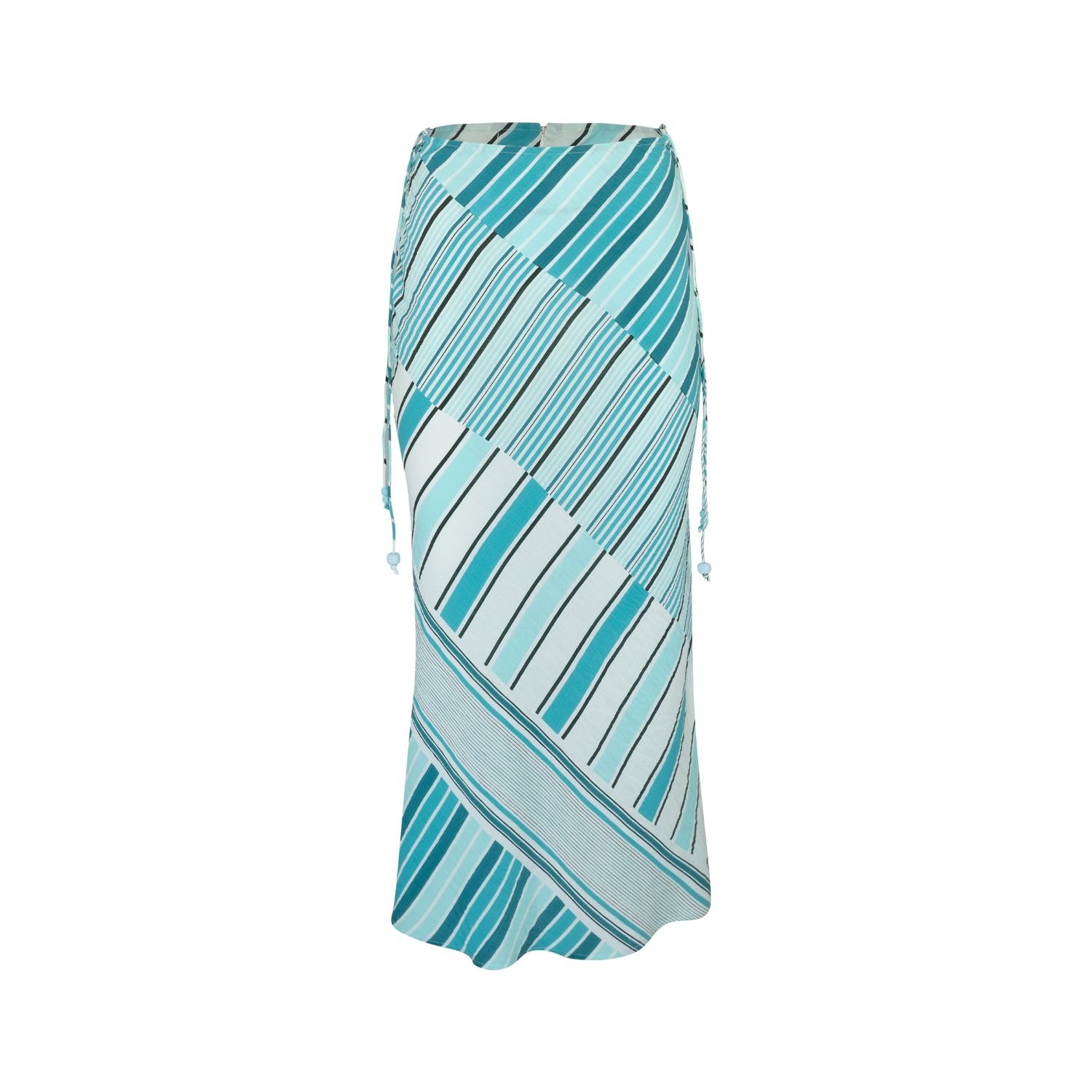 State Of Georgia Women's Blue The Pamela Skirt Luna Stripe In Blue