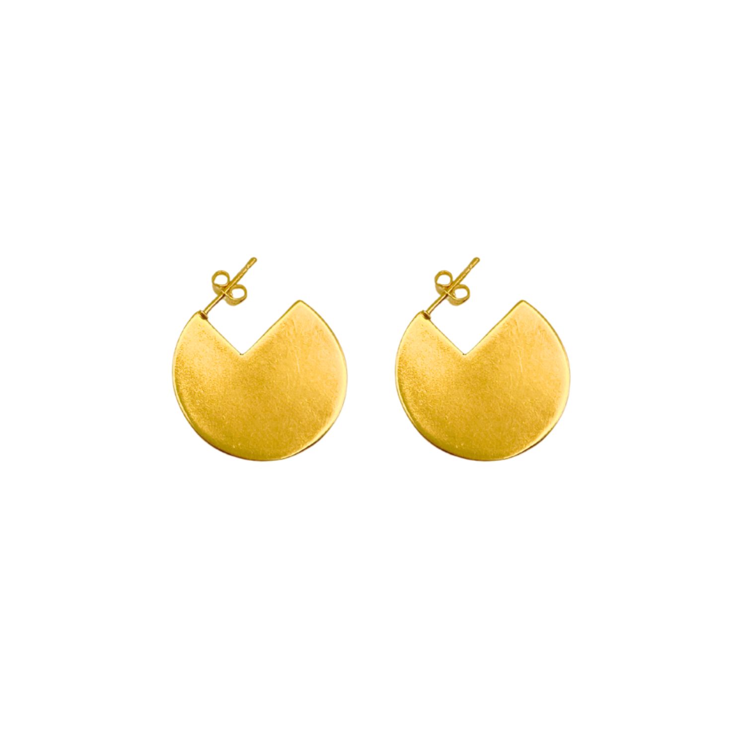 Les Reines Women's The Aura - Statement Earrings 24k Gold Plated In Gold