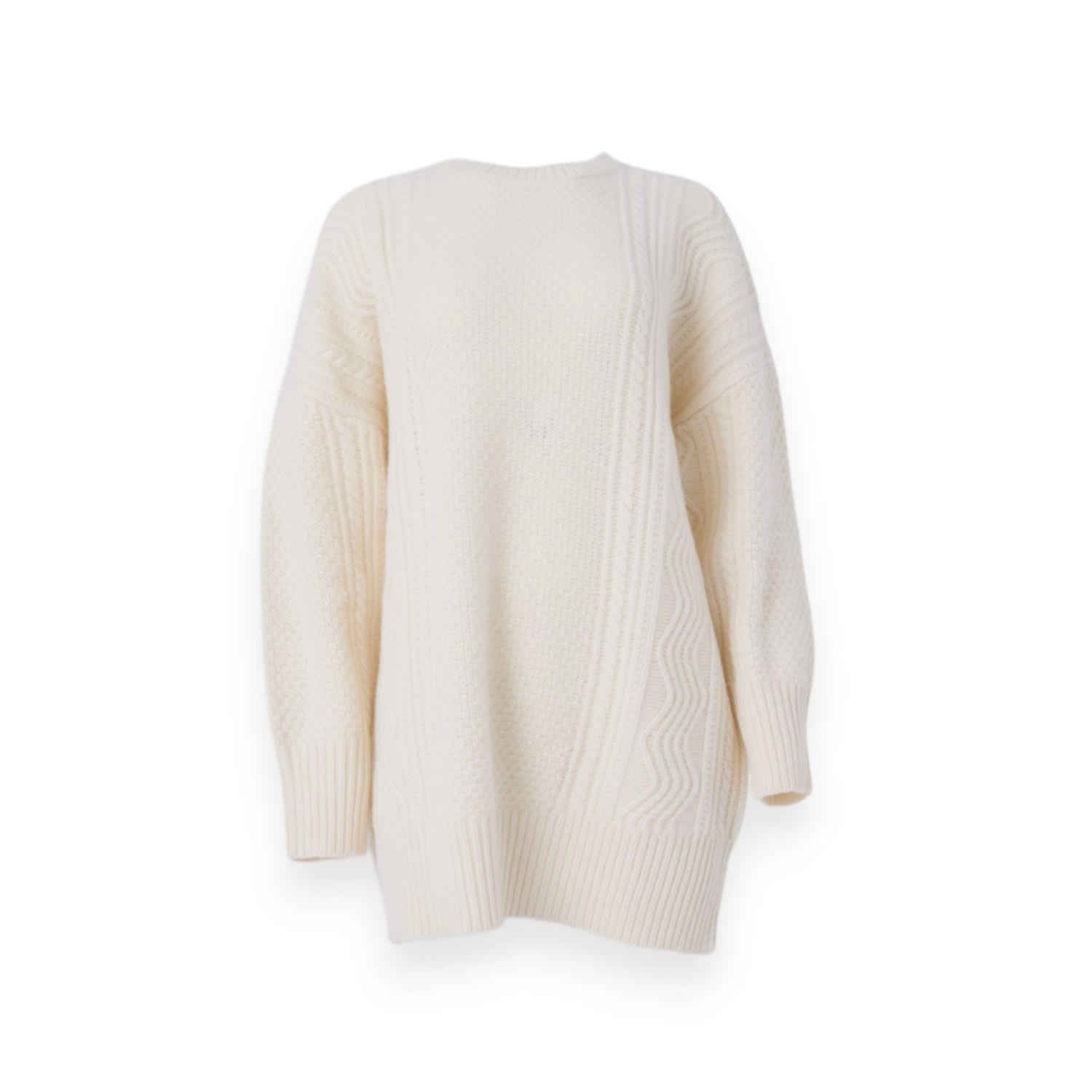 Mnk Atelier Knit Dress In White