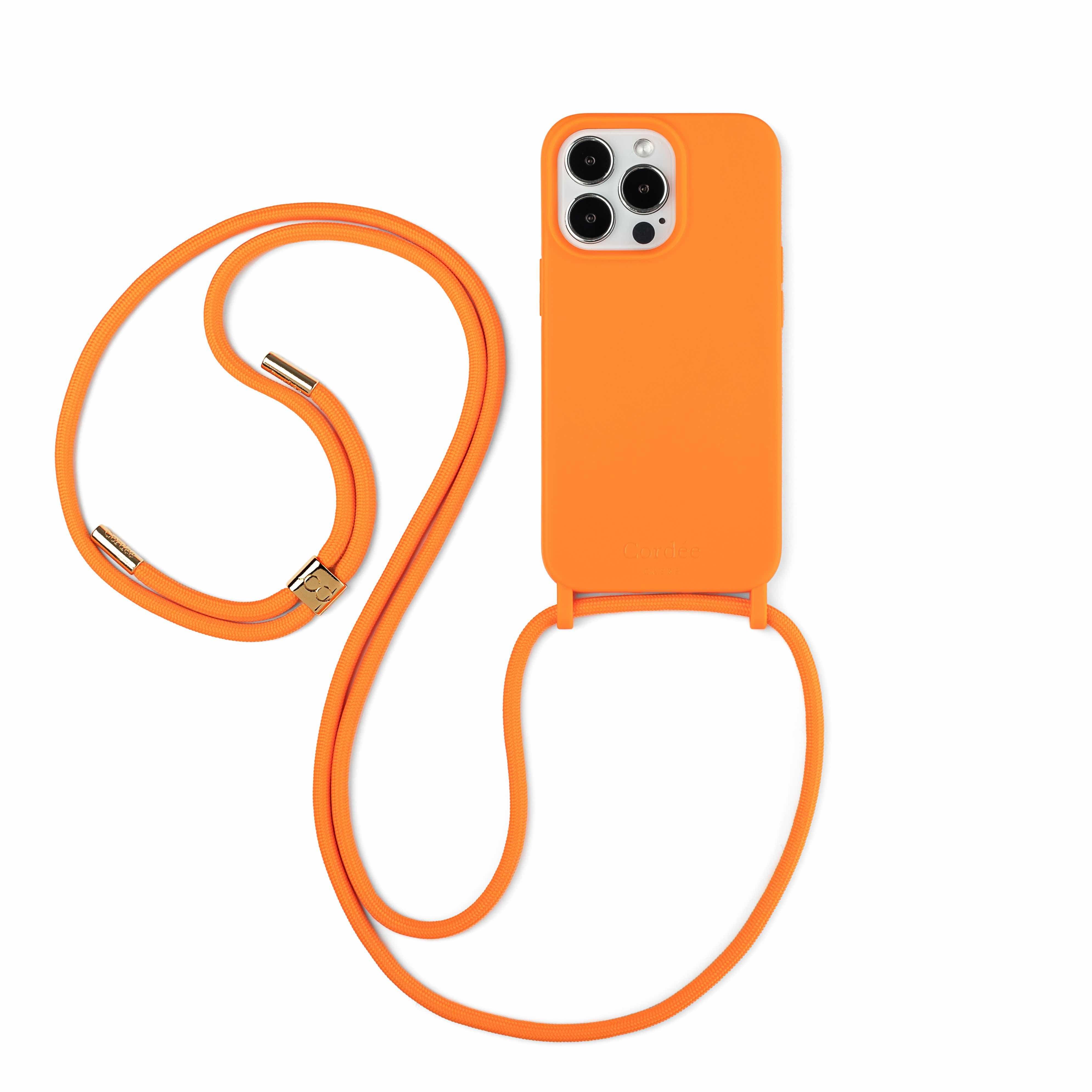 Cordée Cases Yellow / Orange Cairo Phone Strap Set Orange Magsafe In Yellow/orange