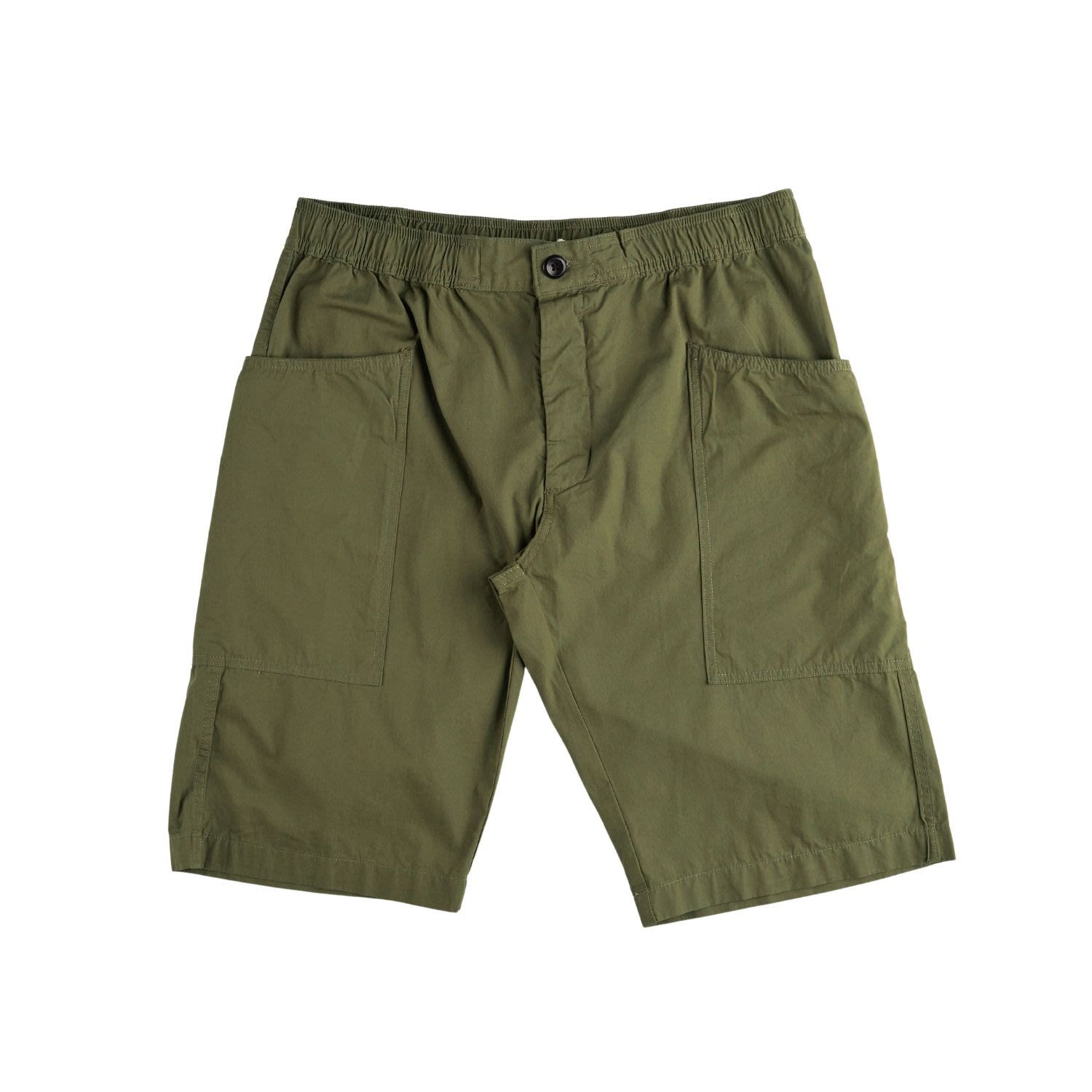Uskees Men's Green 5015 Lightweight Shorts - Olive