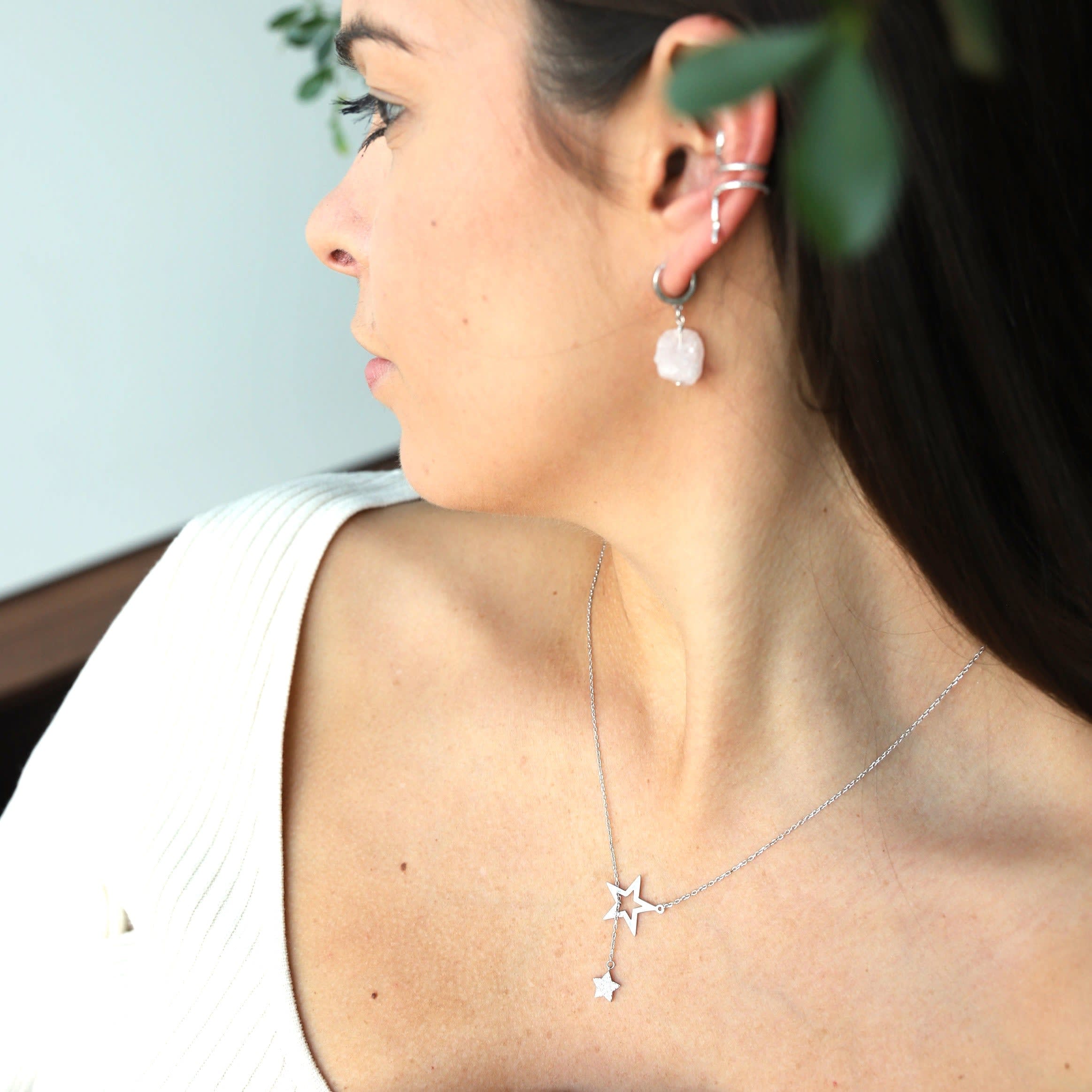 Double lariat necklace new arrivals