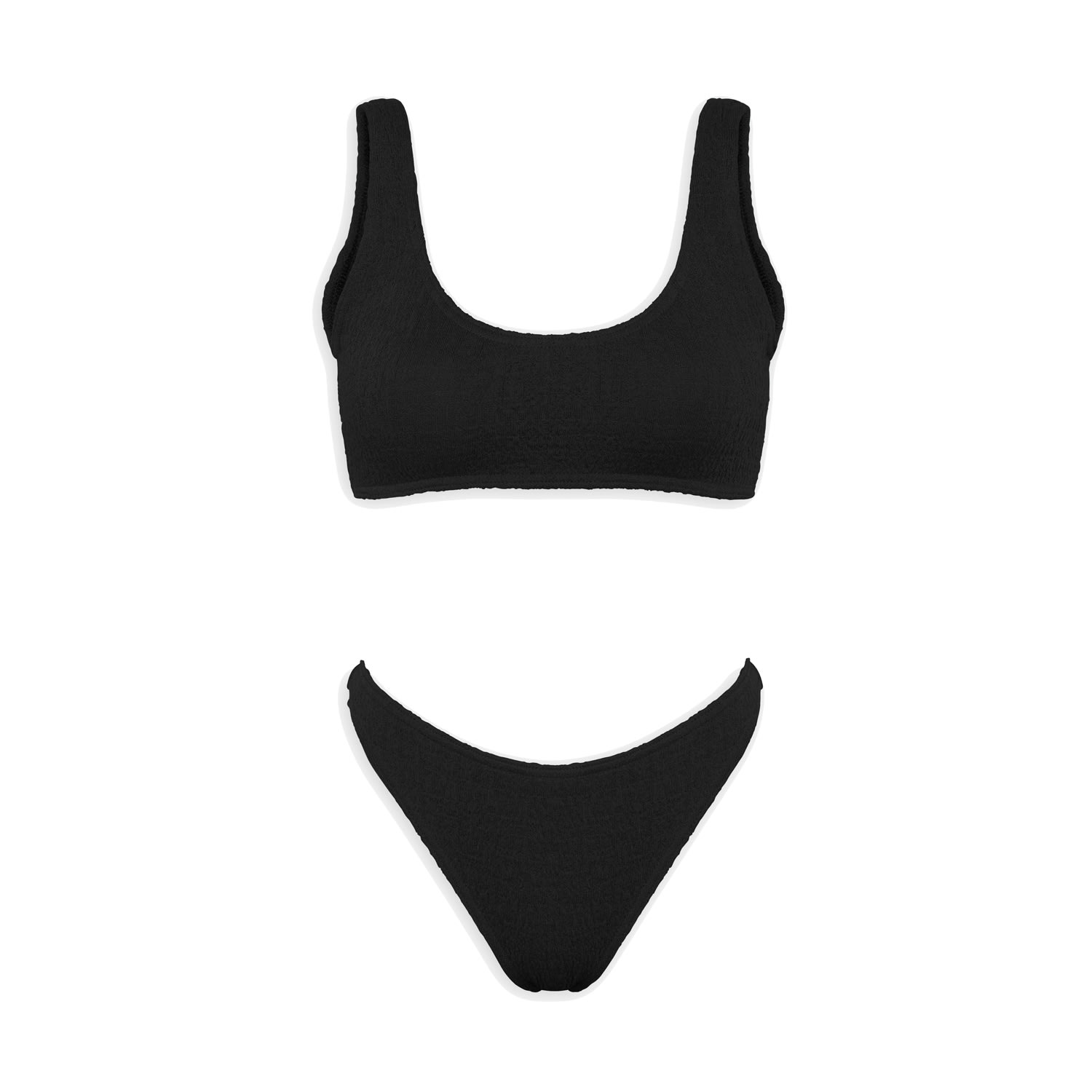 Pepper Vally Women's Swimwear Bikini Bustier Black