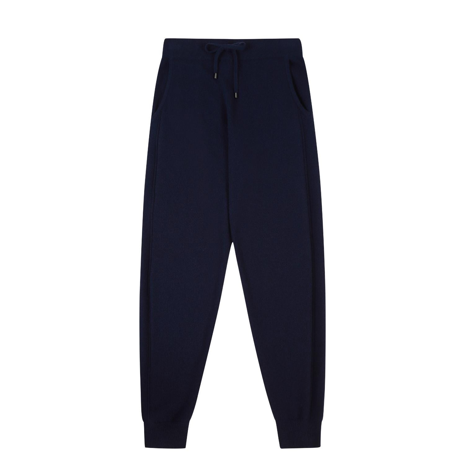 Loop Cashmere Women's Blue Cashmere Joggers In Midnight