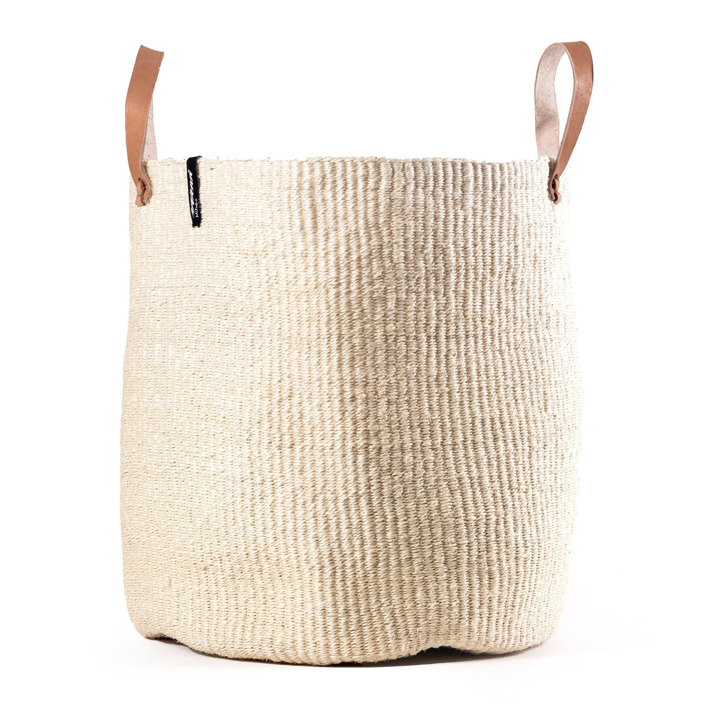 Mifuko Neutrals / Brown Kiondo Market Basket - Natural L In Brown