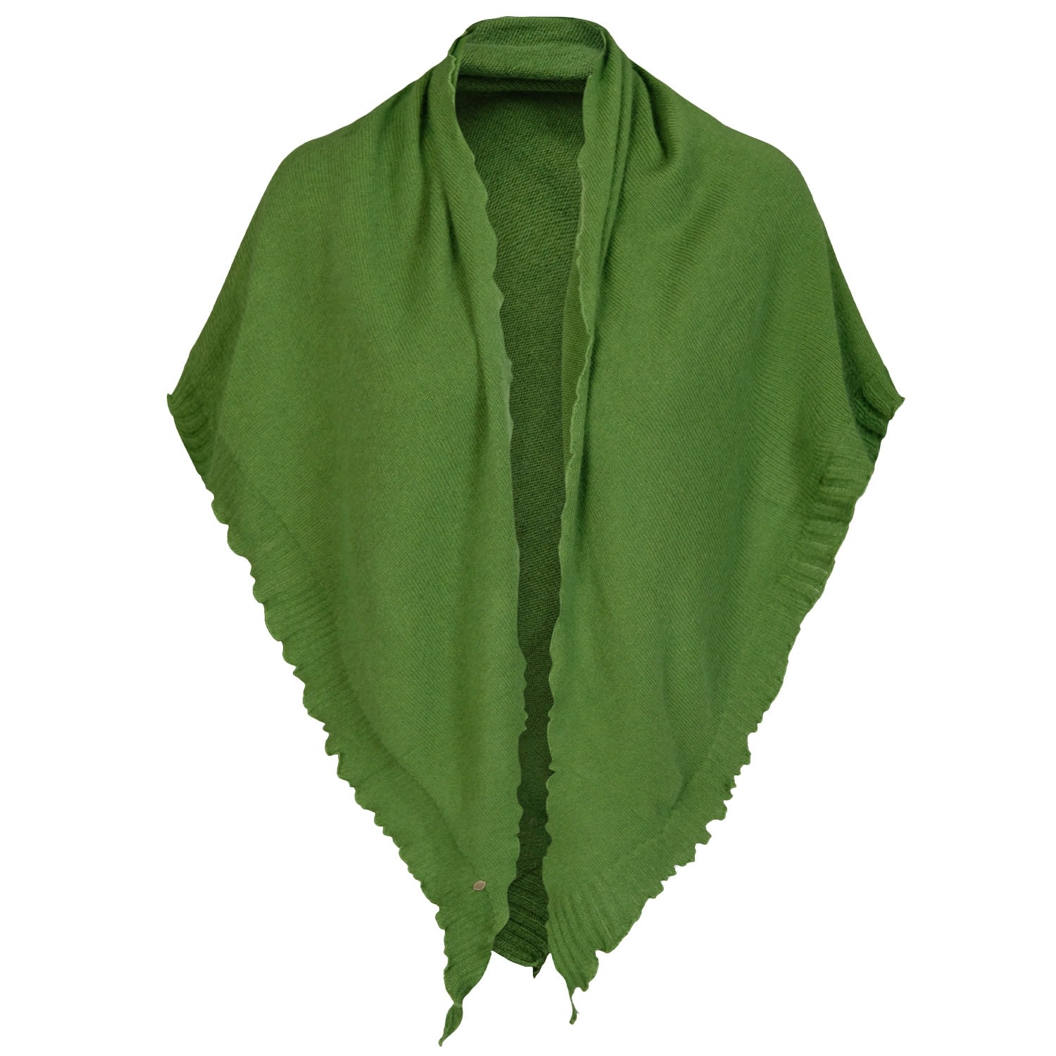 Women's Palma Triangle Cashmere Scarf Green | One Size | Tirillm