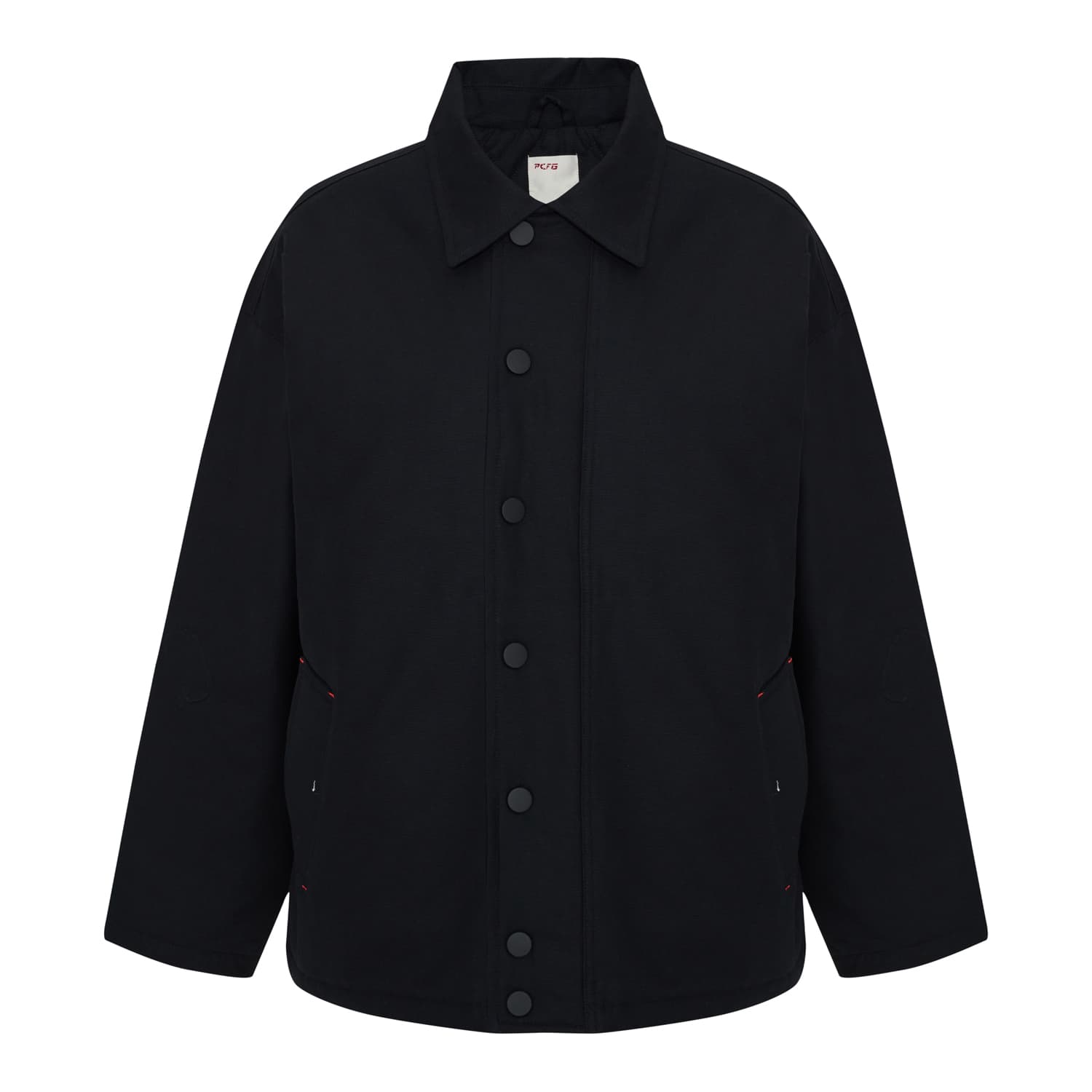 Black oversized puffer jacket mens outlet