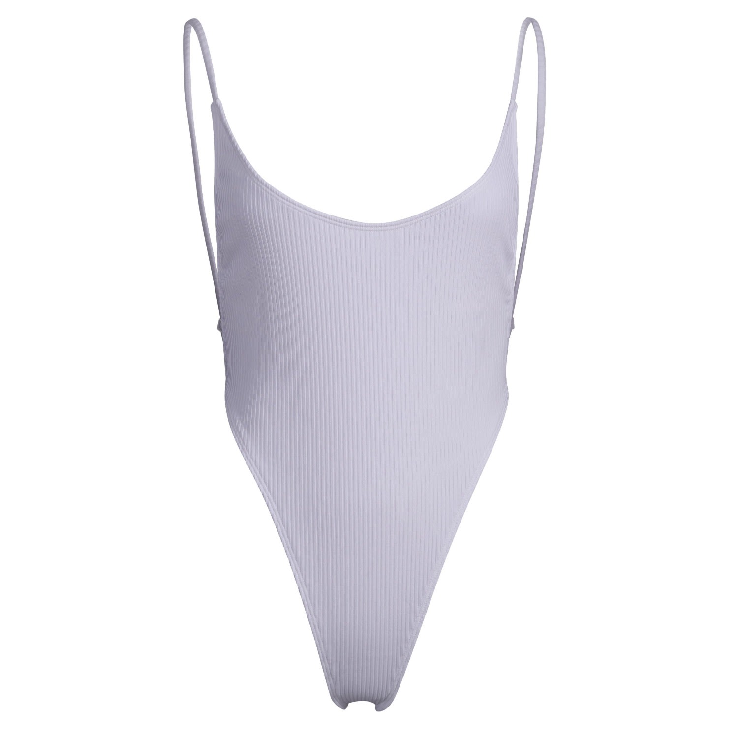 Minimale Animale Women's Oasis Rib One Piece Swimsuit - Sunblock White In White