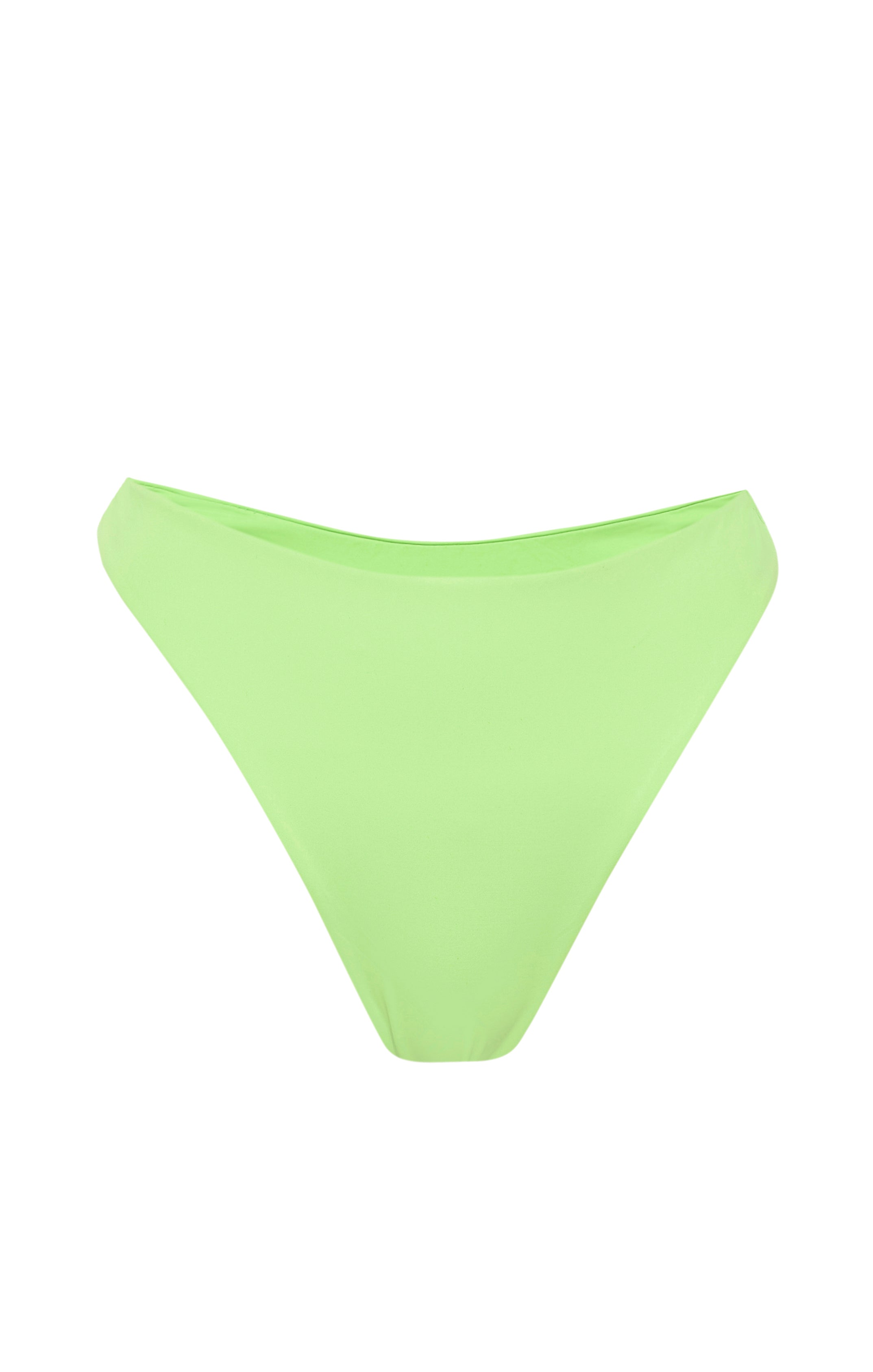 Women’s Green Limon High Waisted Bikini Bottoms Extra Small Kamari Swim Llc