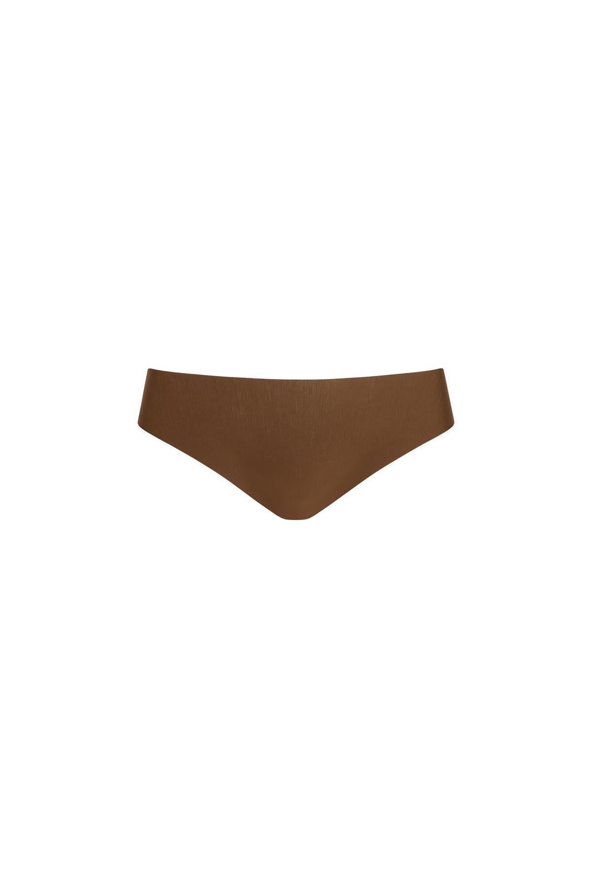 Women’s Neutrals Commando Butter Mid-Rise Thong, Cinnamon L