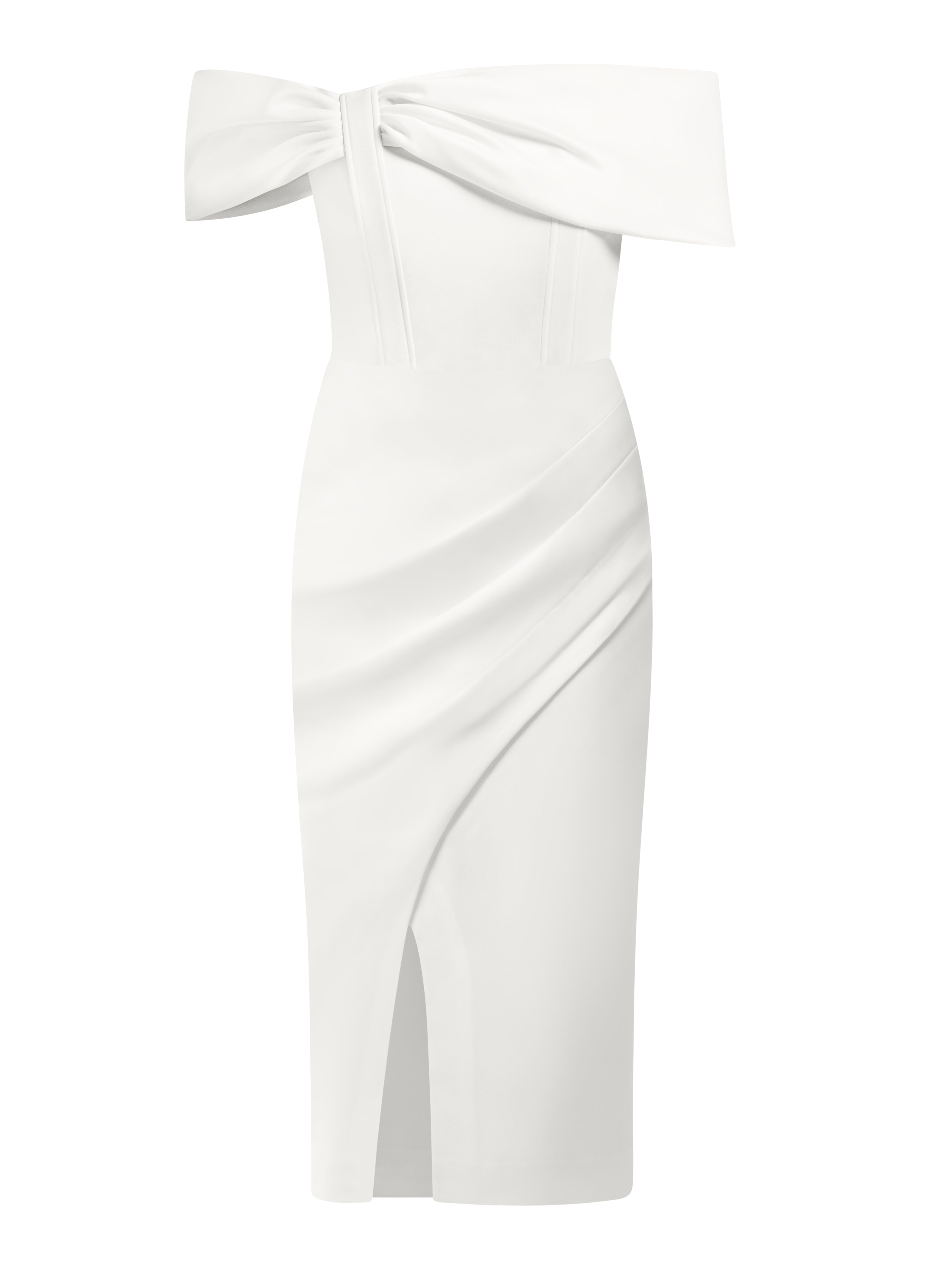 Tia Dorraine Women's Signature Of The Sun Midi Dress - Pearl White In White