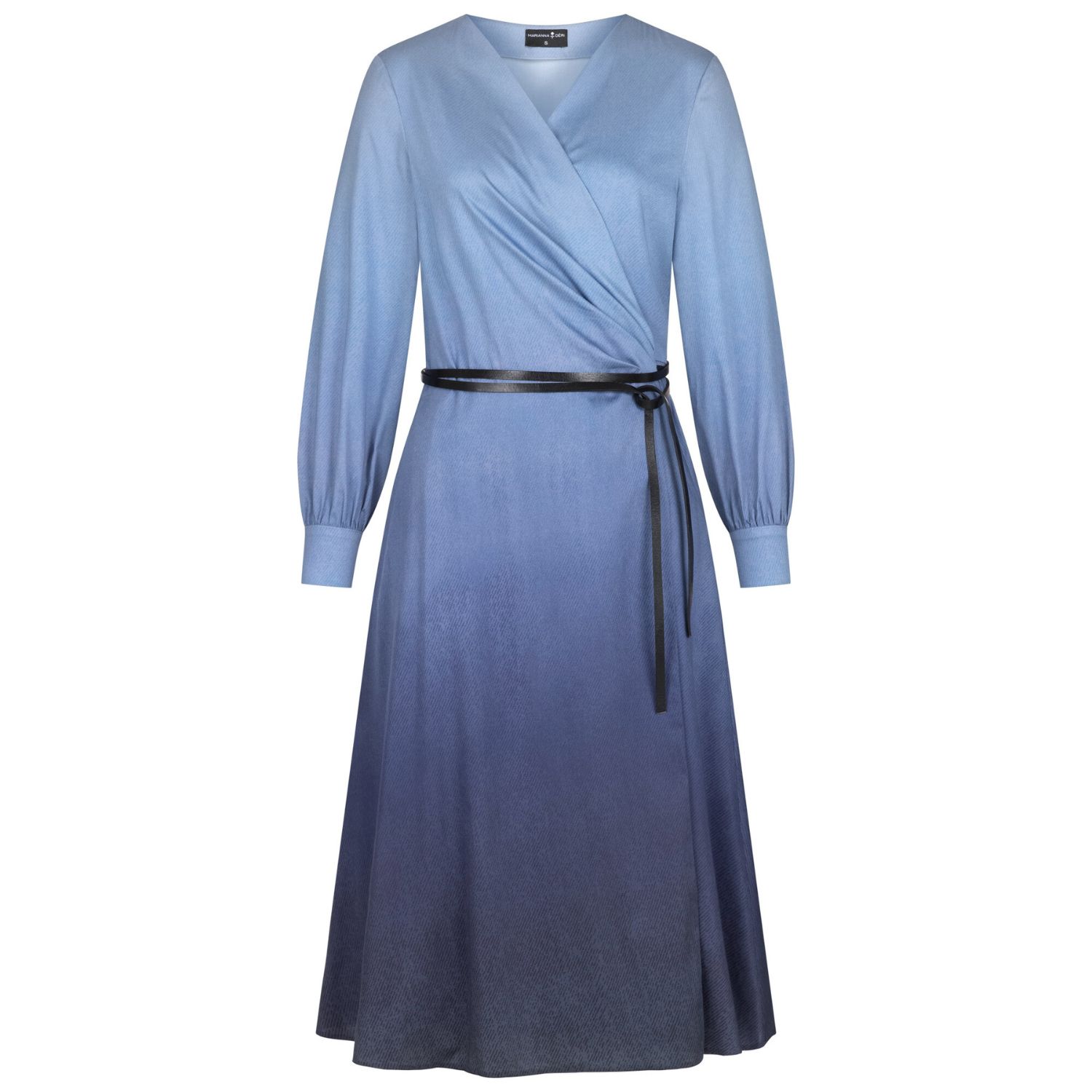 Marianna Déri Women's Blue Ombré Wrap Dress In Blue