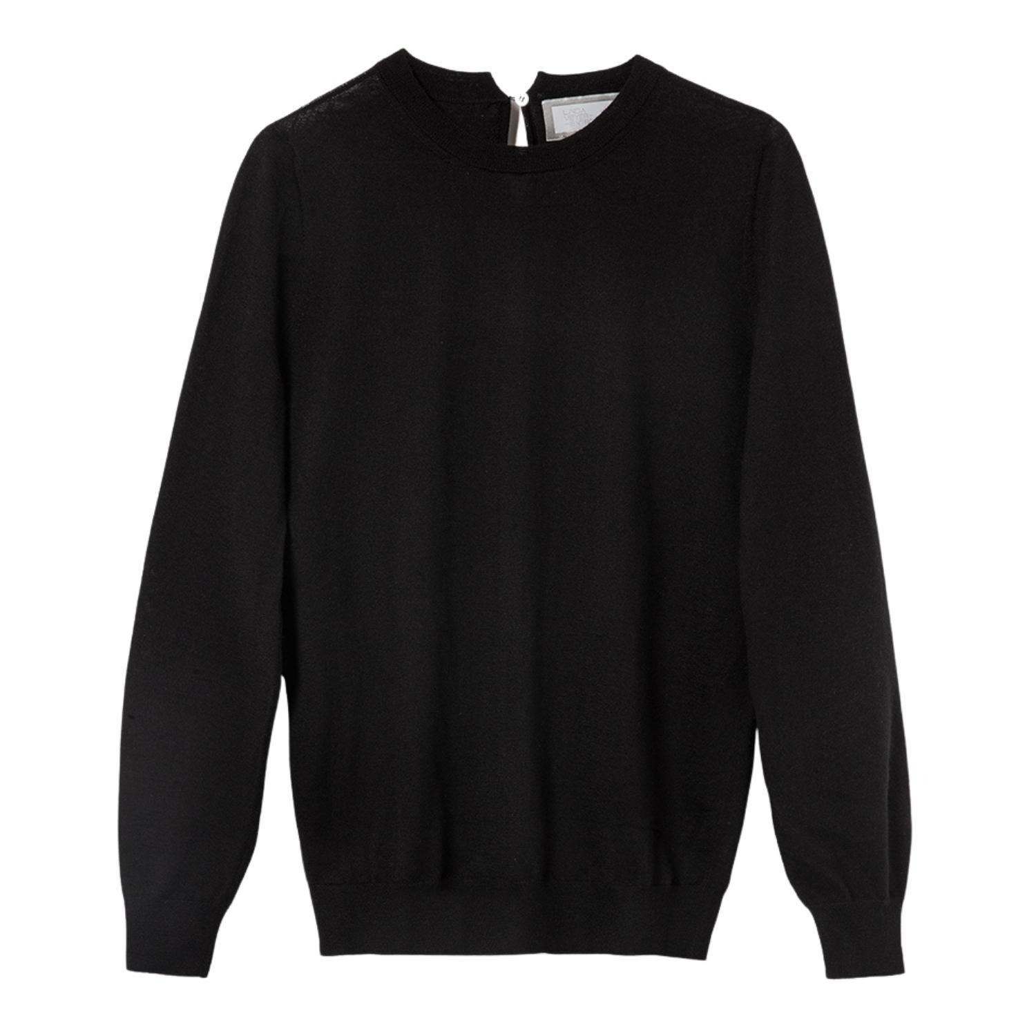 Women’s Black The Cashmere & Silk Sweater Small Linda Meyer-Hentschel