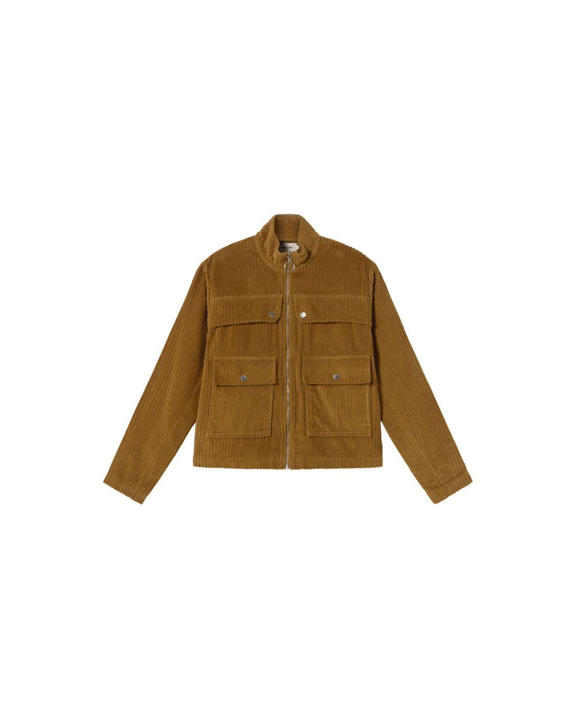 Thinking Mu Women's Brown Corduroy Celia Jacket In Brown