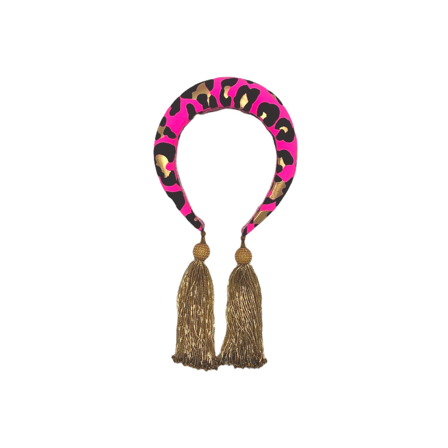 Women’s Pink / Purple Hotty Leopard Luxe Halo Band Julia Clancey