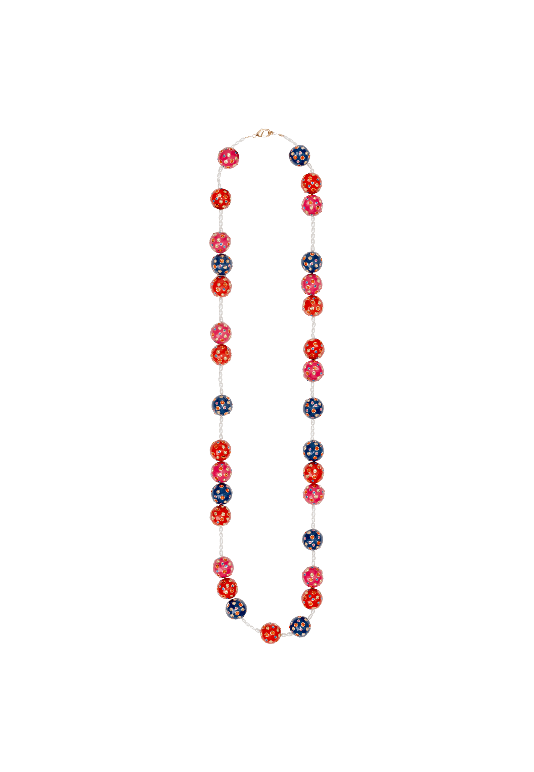 Lavani Jewels Women's Blue / Red La Galaxie Necklace