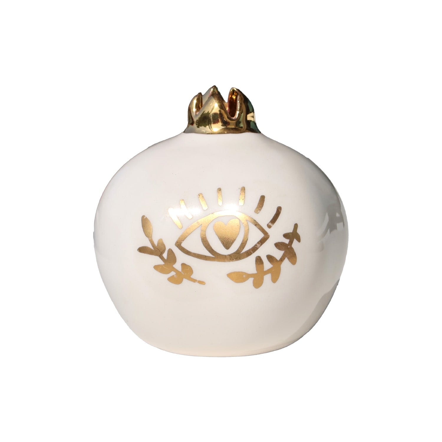 Sherie Boutik Golden Eye Heart Pomegranate Decoration