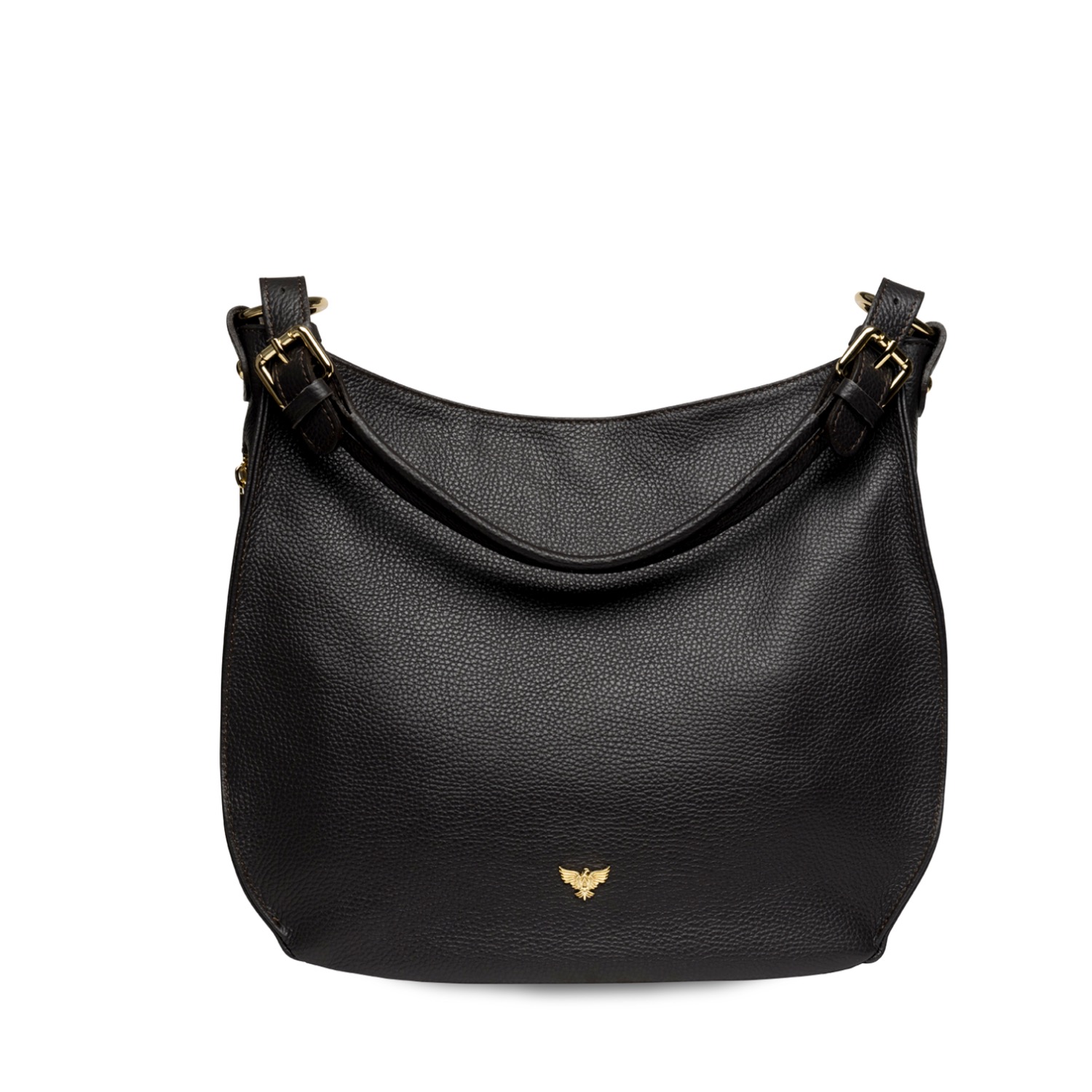 The Harriet Black Leather Bag | Apatchy London | Wolf & Badger