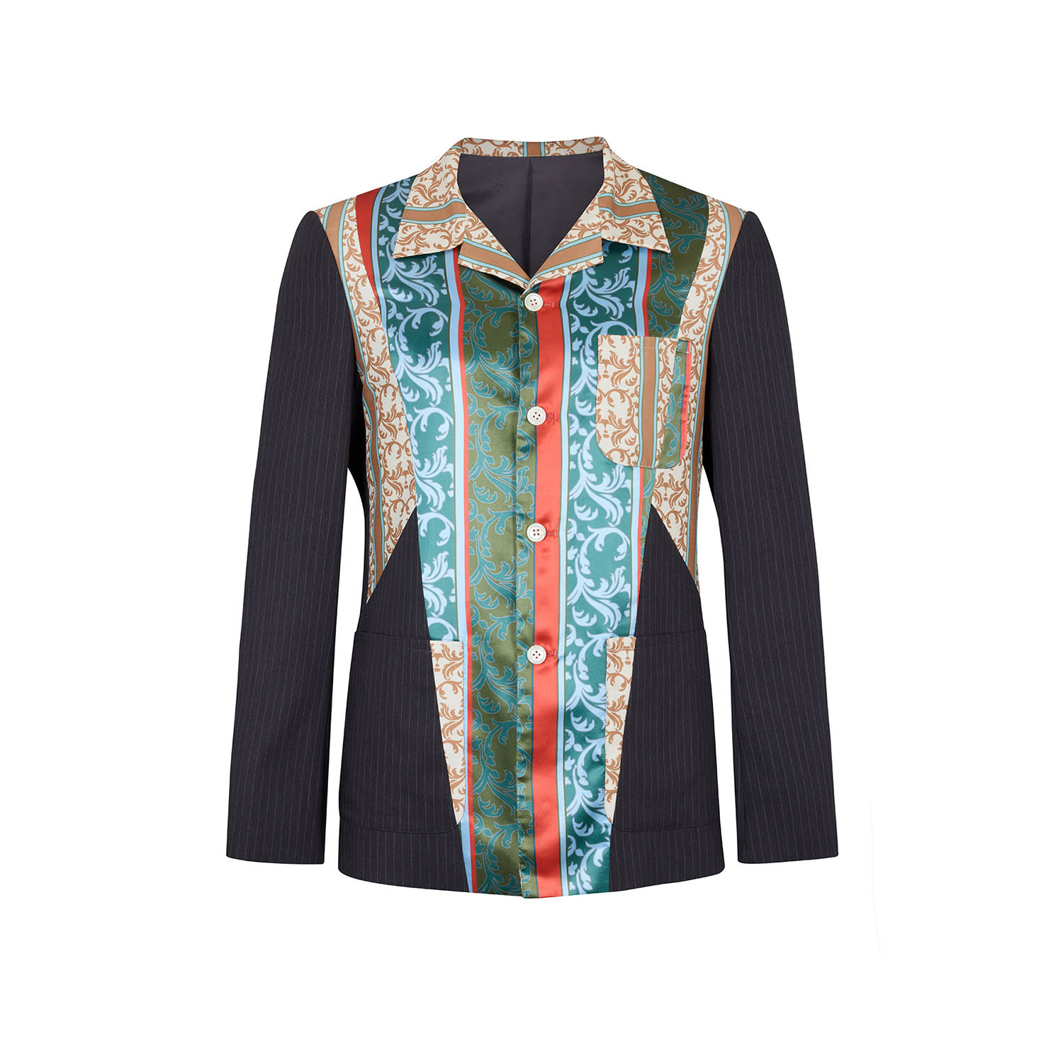 Aya Design Men's Blue Classic Jacket Oldies In Multi