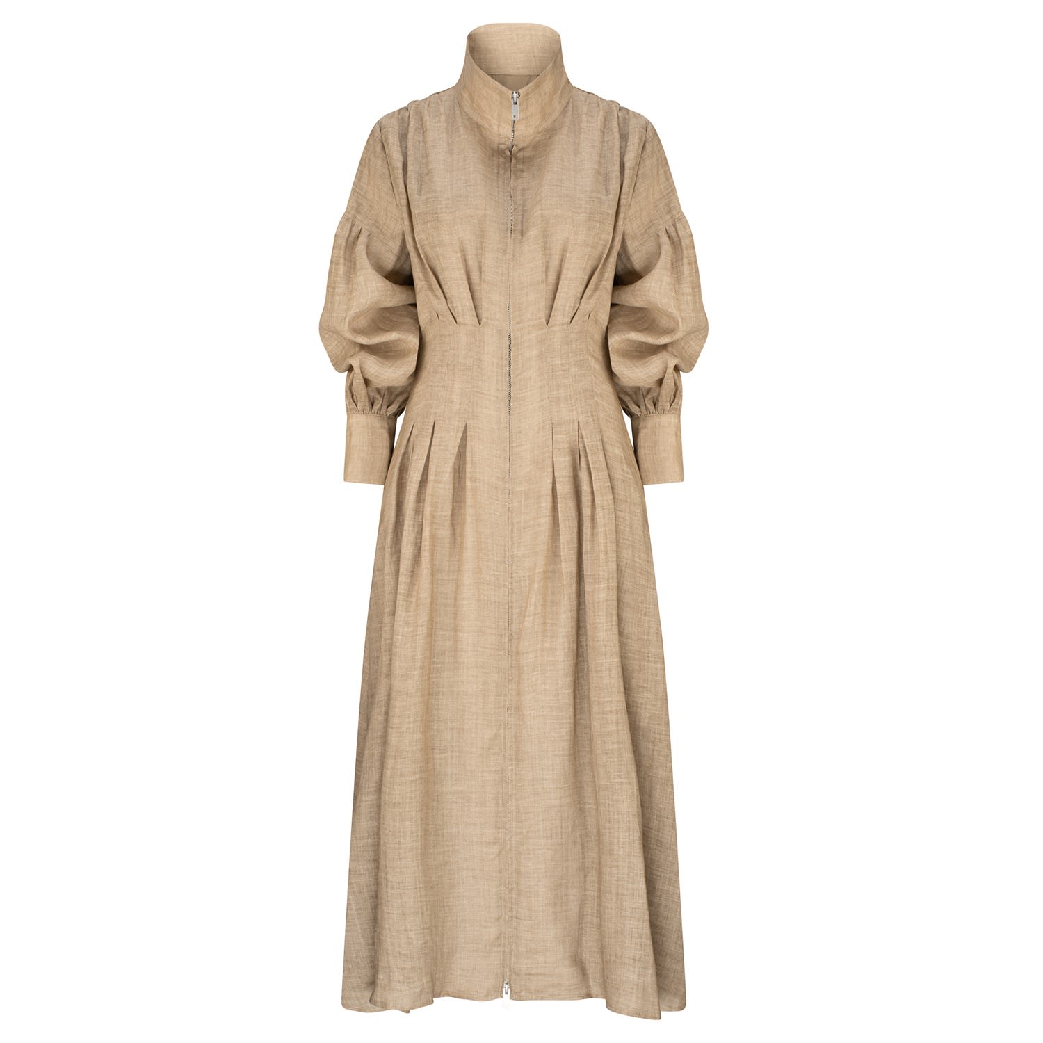 Women's Neutrals Manhattan Maxi Dress - Wheat | Large | Dref