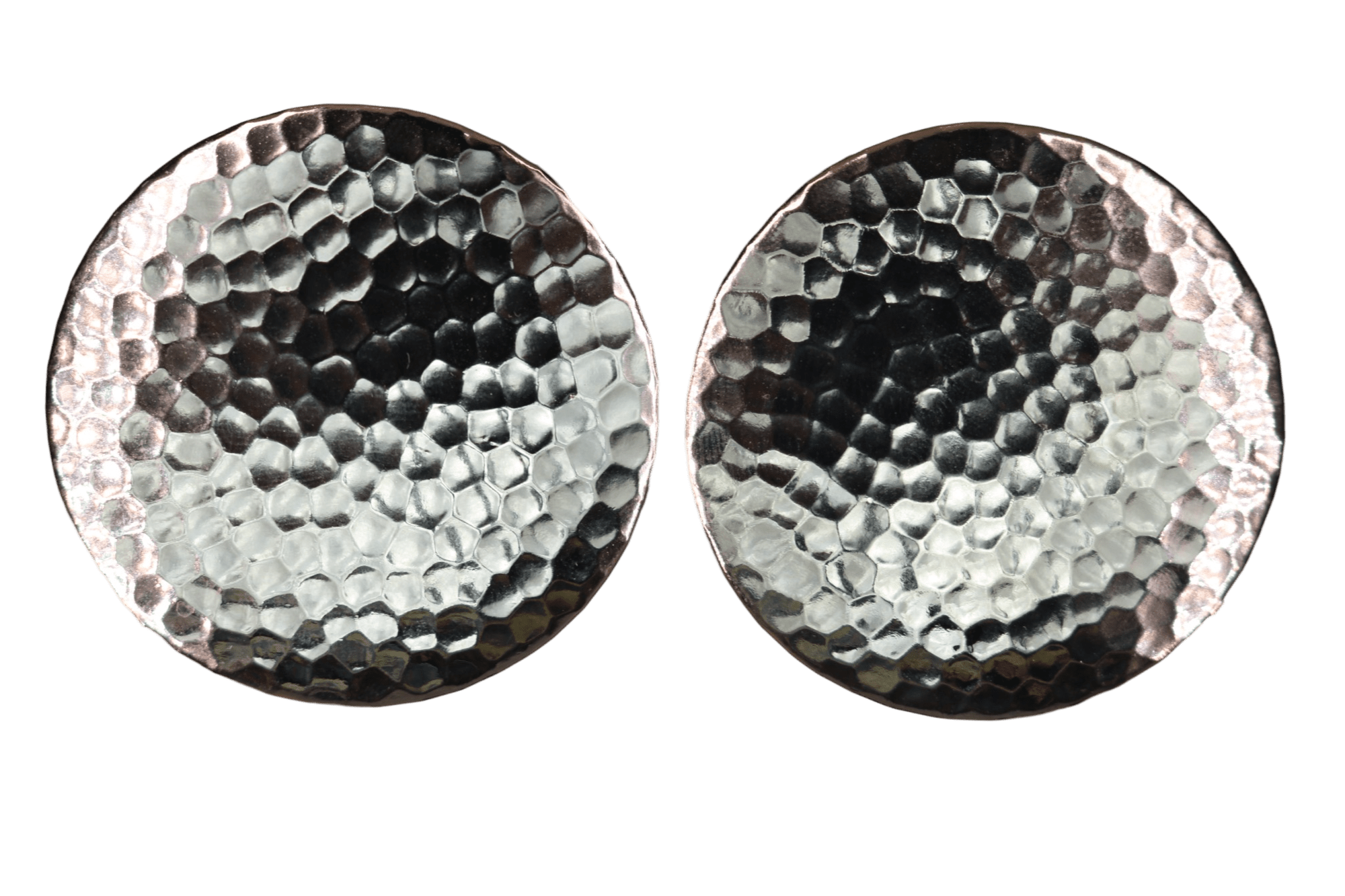Vickisarge Women's Silver The Hammered Disk In Platinum - Pierced