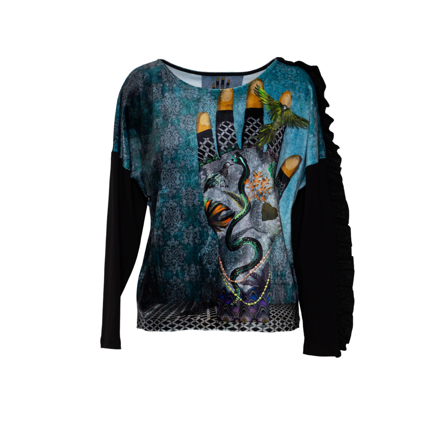 Women’s Fortune Velvet Top One Size Artista