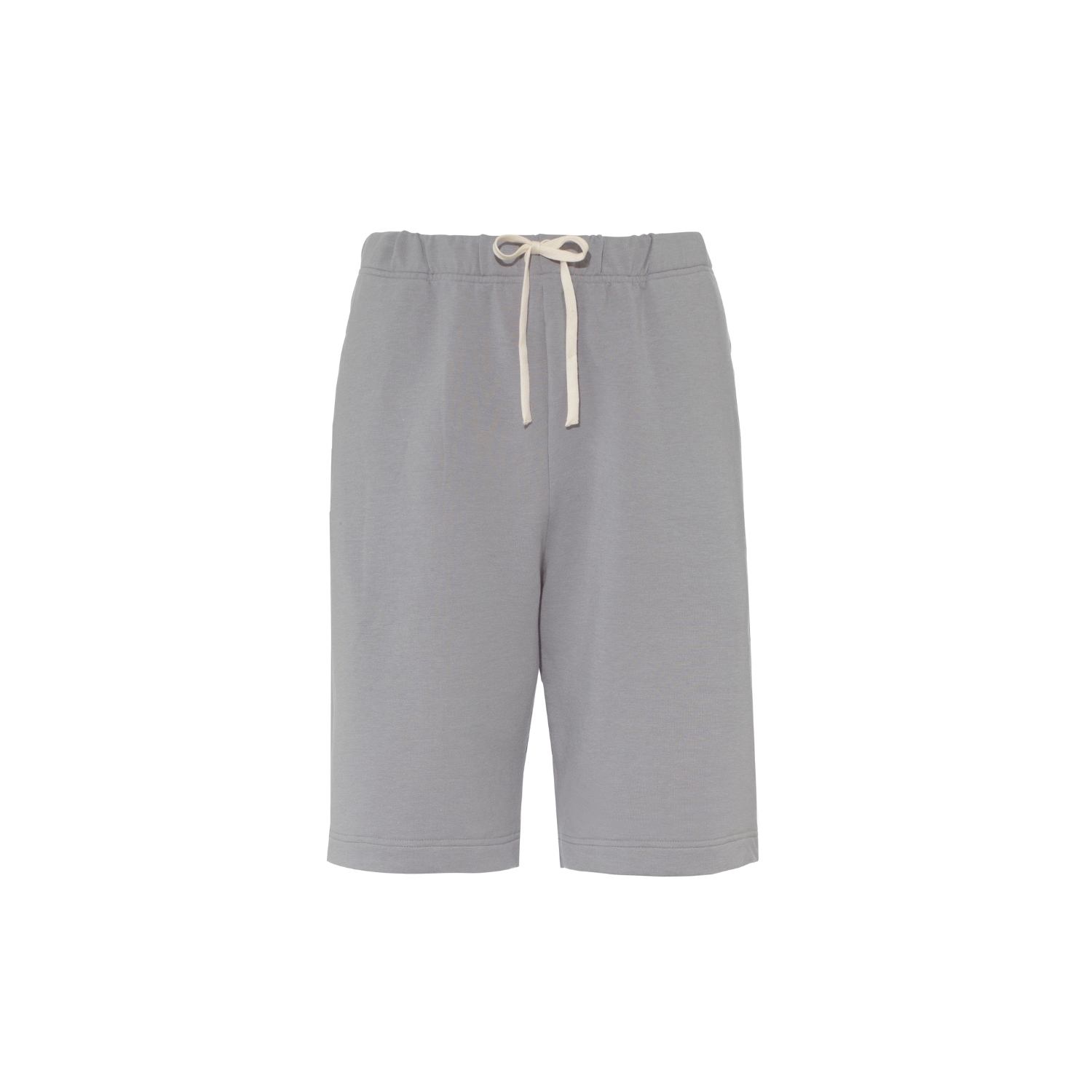 Onesta Mens Grey Fleece Loungewear Shorts In Gray