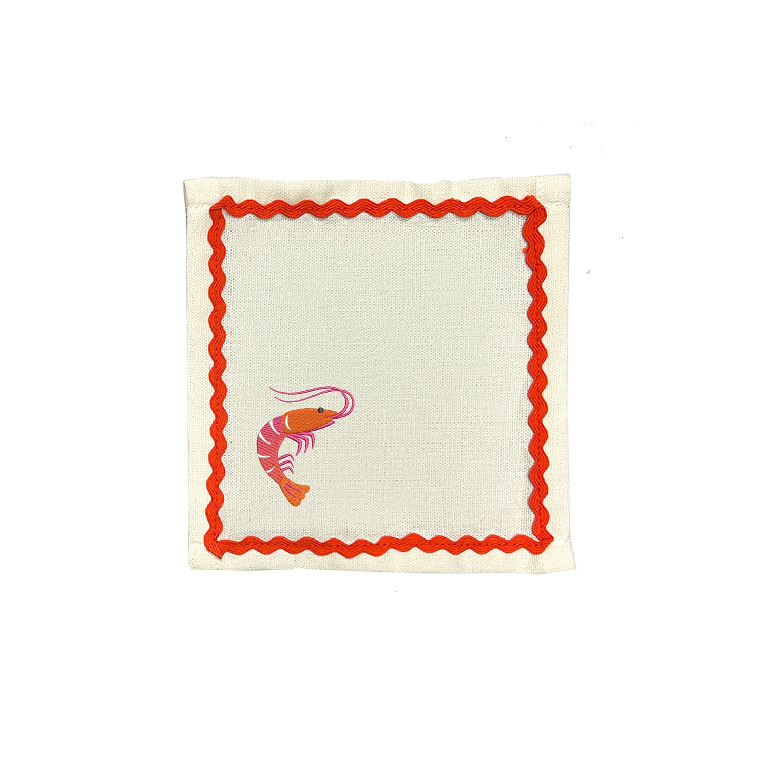 Lilly Loves White Prawn Cocktail Cocktail Napkins