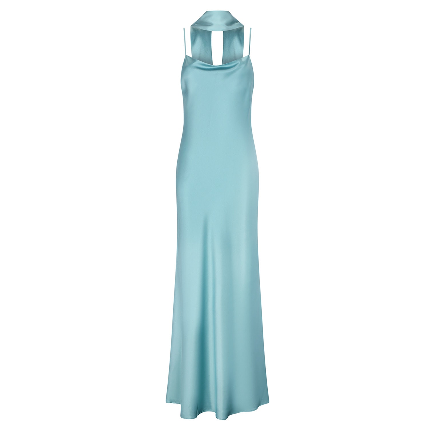 Aguaclara Women's Blue Turquoise Slip Maxi Dress In Blue