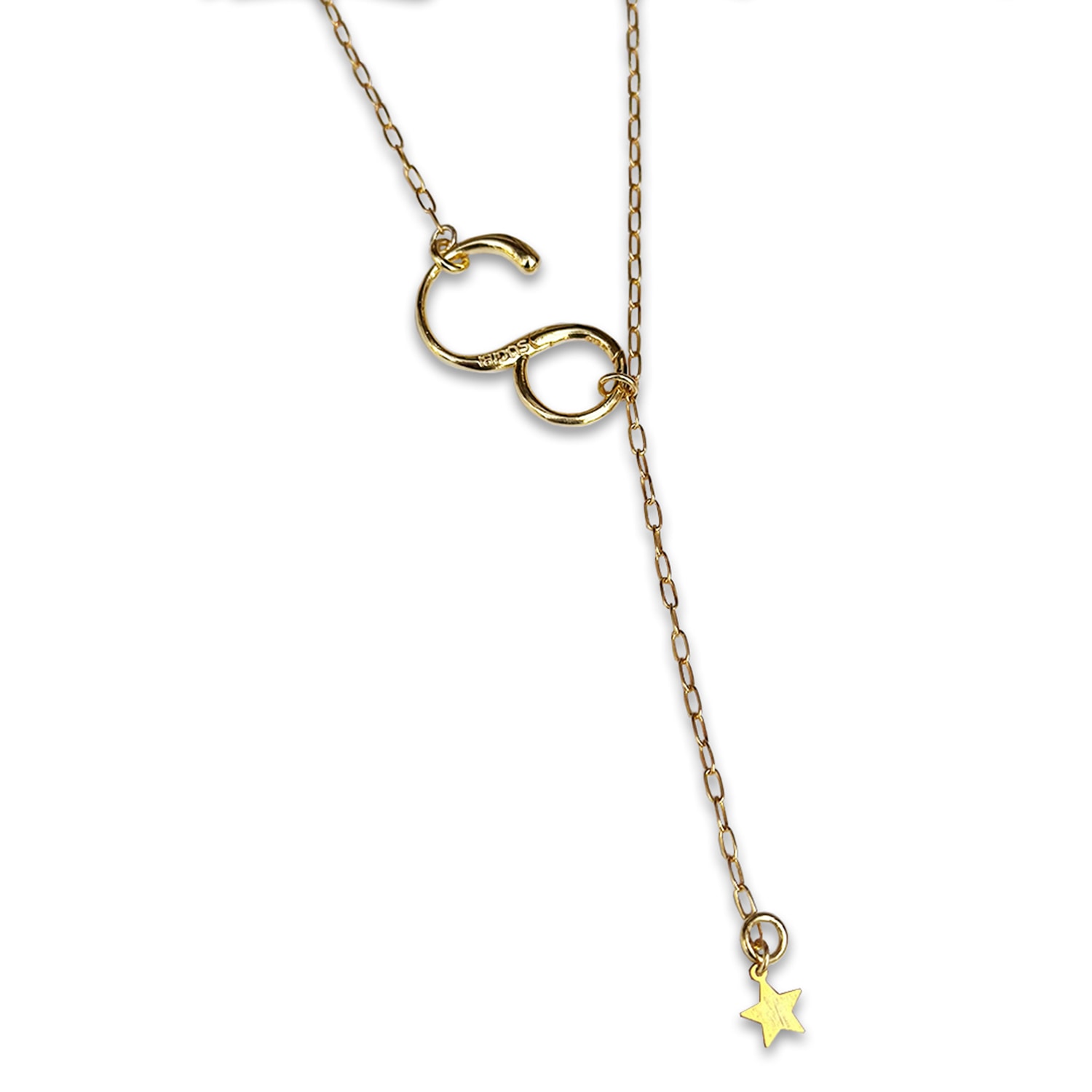 Sugibi Shop Women's Gold Sugibi Chain Necklace In Gray