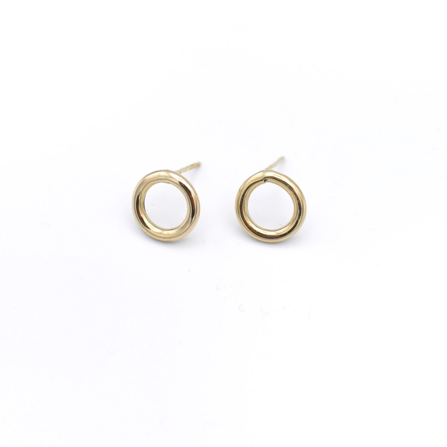 Lala Salama Women's Gold Geometric Circular Studs In Gold