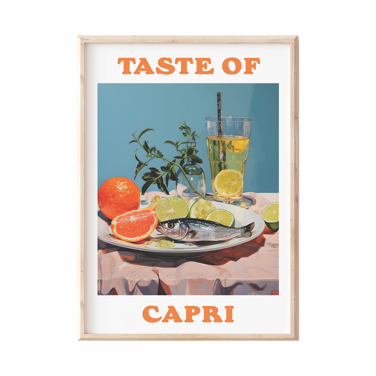 Yellow / Orange Taste Of Capri A3 Sofe Store