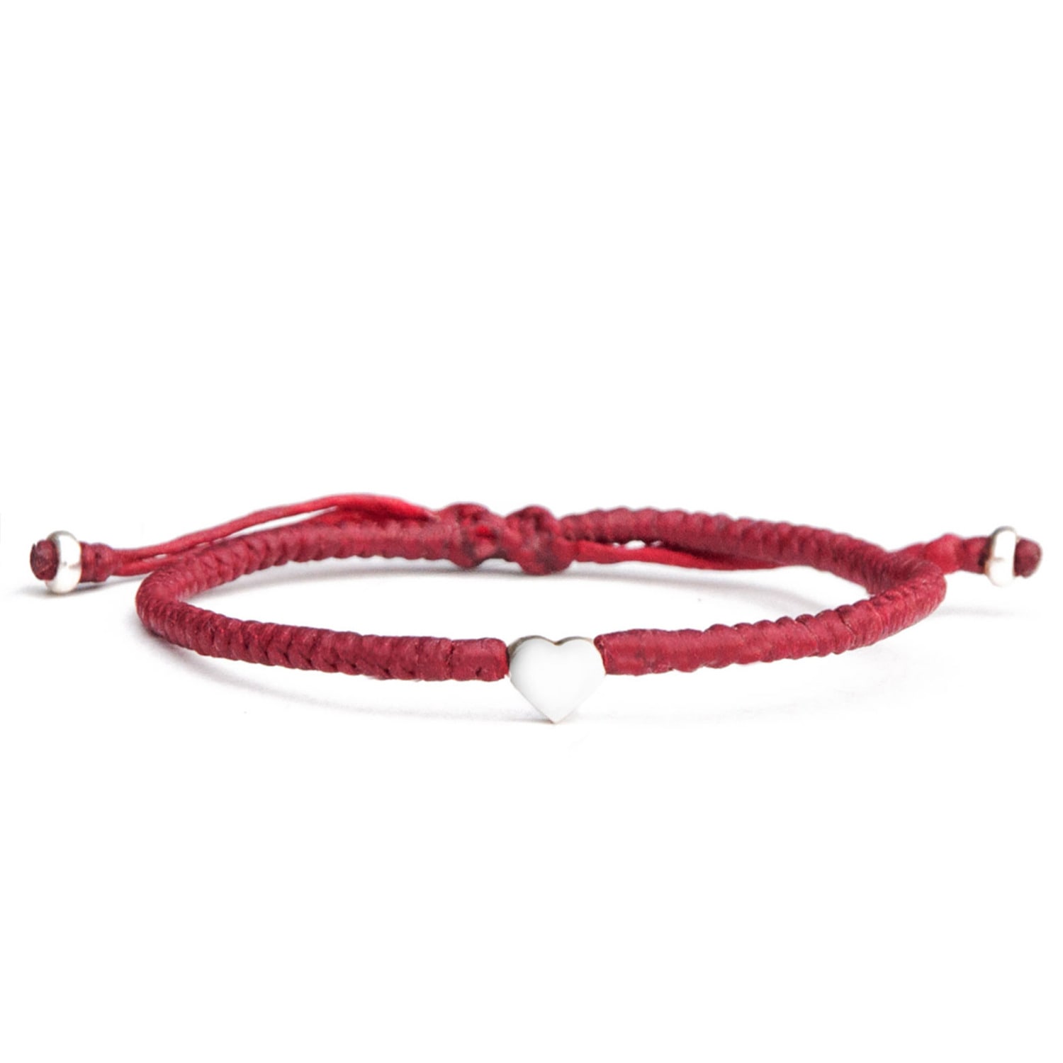 Tiny Silver Heart Bracelet For Women- Valentino - Red Harbour Uk Bracelets