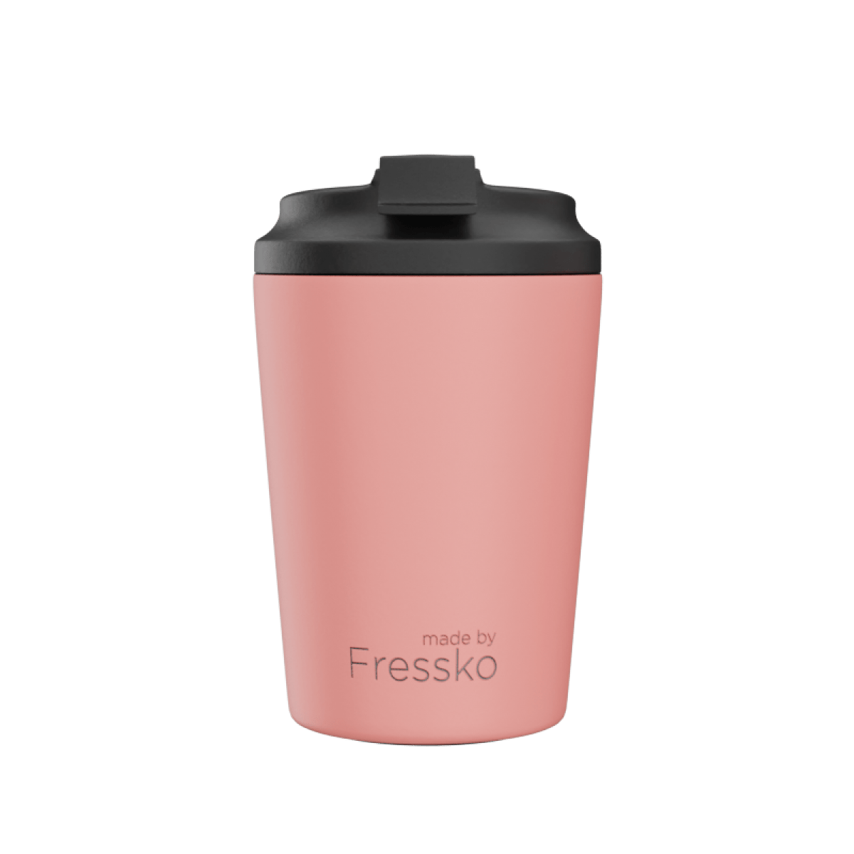 Fressko Silver , Camino Reusable Coffee Cup, Stainless Steel, Peachy In Pink