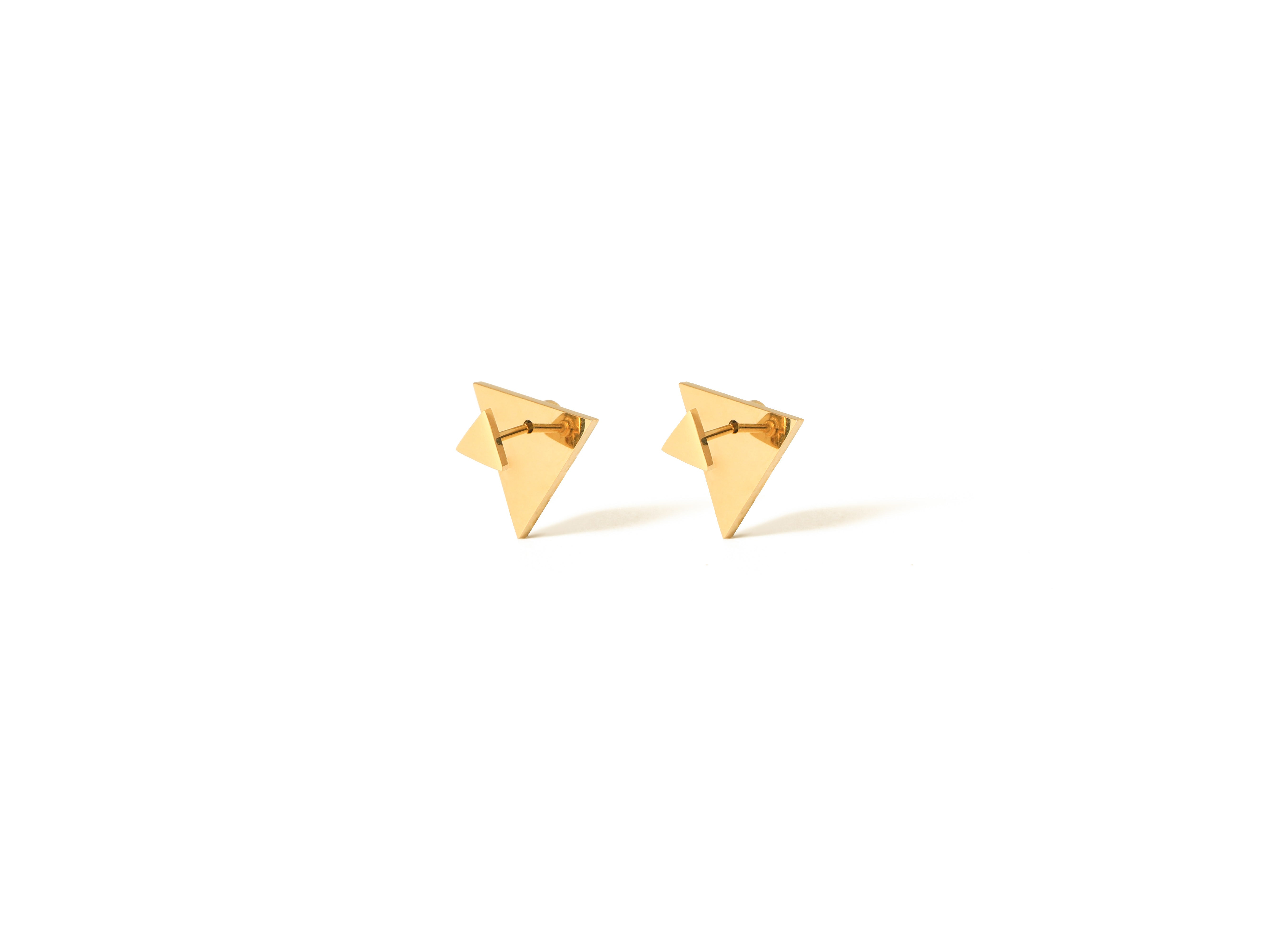 Divé Jewellery Women's Gold Revolve Arrow Earrings In Gold