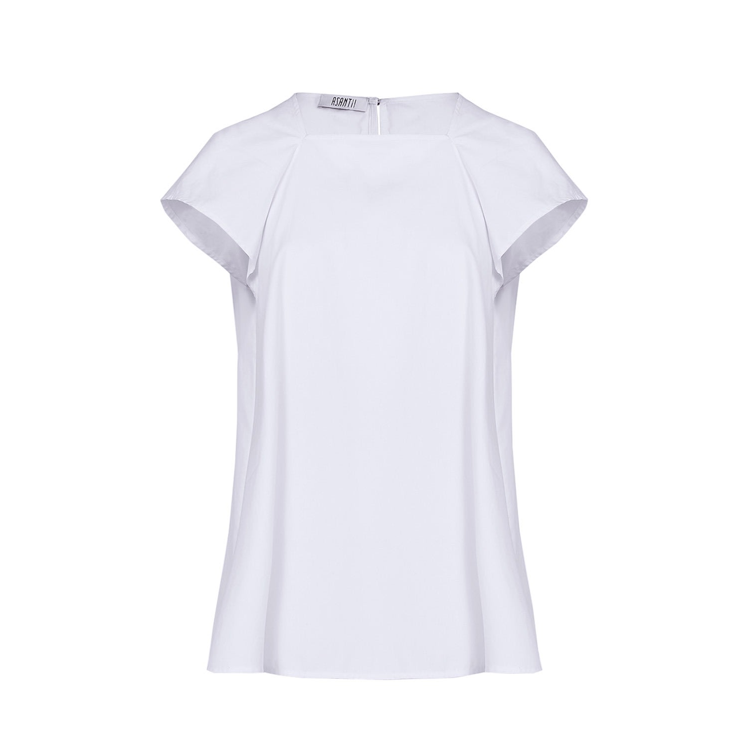 Women’s Eshi Babydoll Top - White Extra Small Asantii