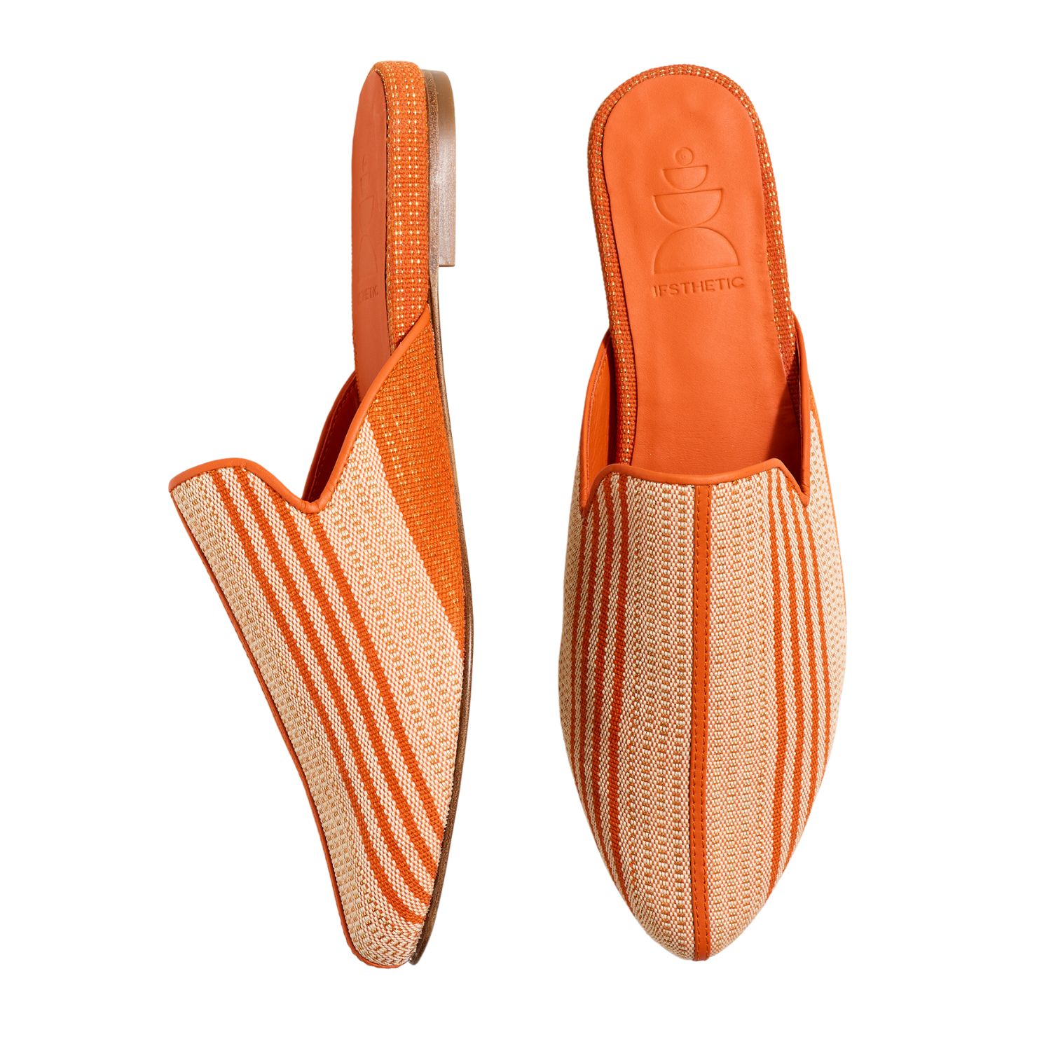 Ifsthetic Yellow / Orange Women's Pekäk Lounge Slippers - Sunset Orange In Yellow/orange