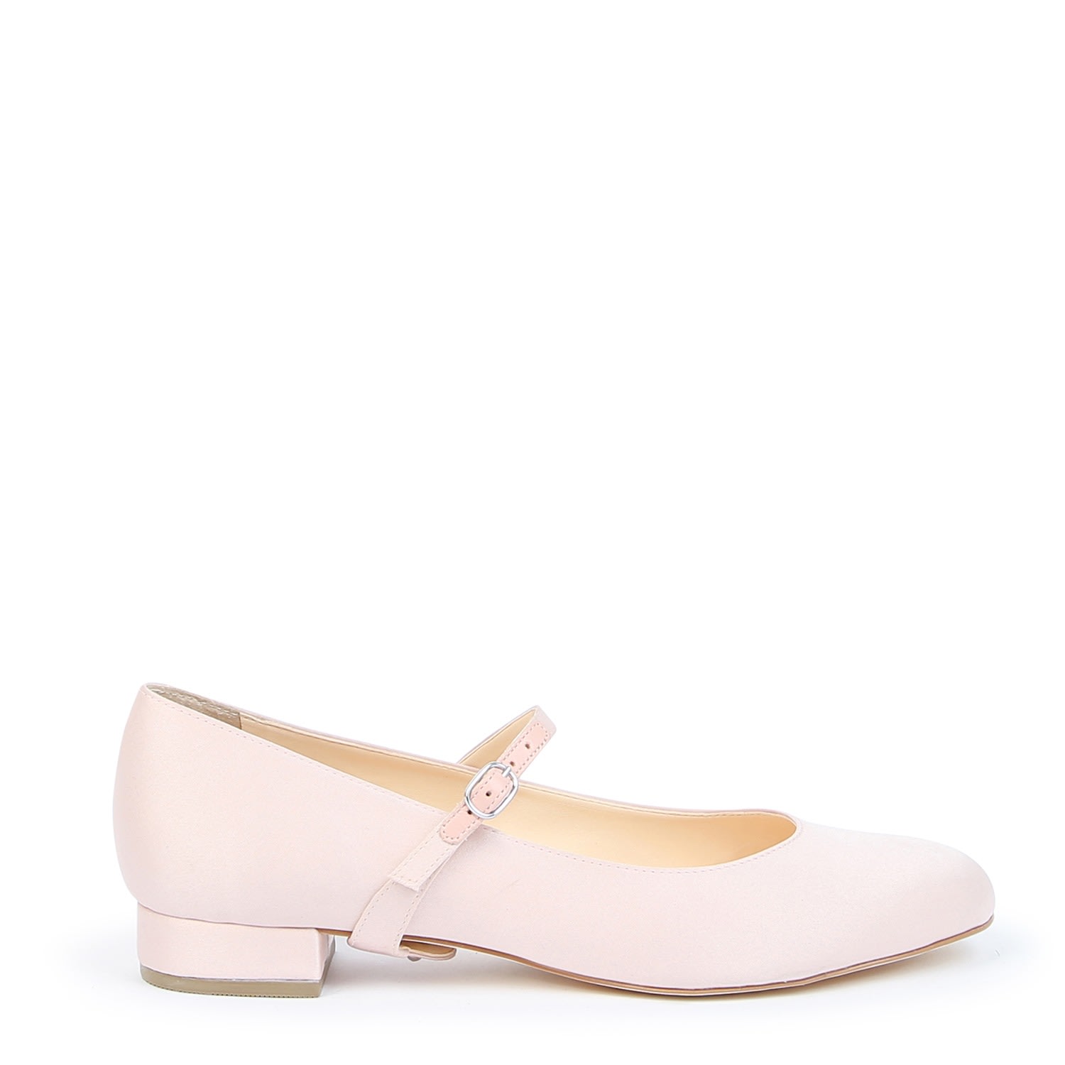 Alterre Women's Pink / Purple / Neutrals Recycled Rose Satin Ballet Flat + Twiggy Strap