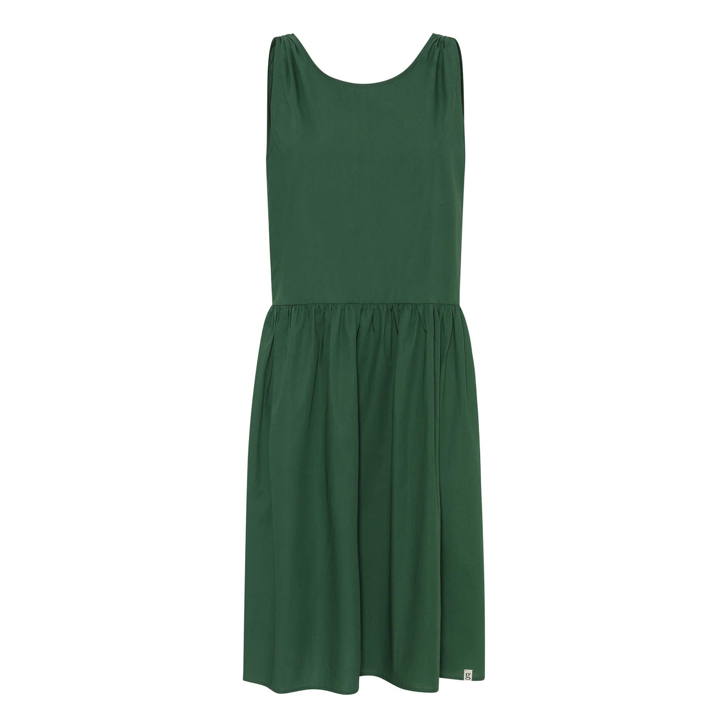 Women’s The Organic Dress Vilma - Dark Green Medium Grobund