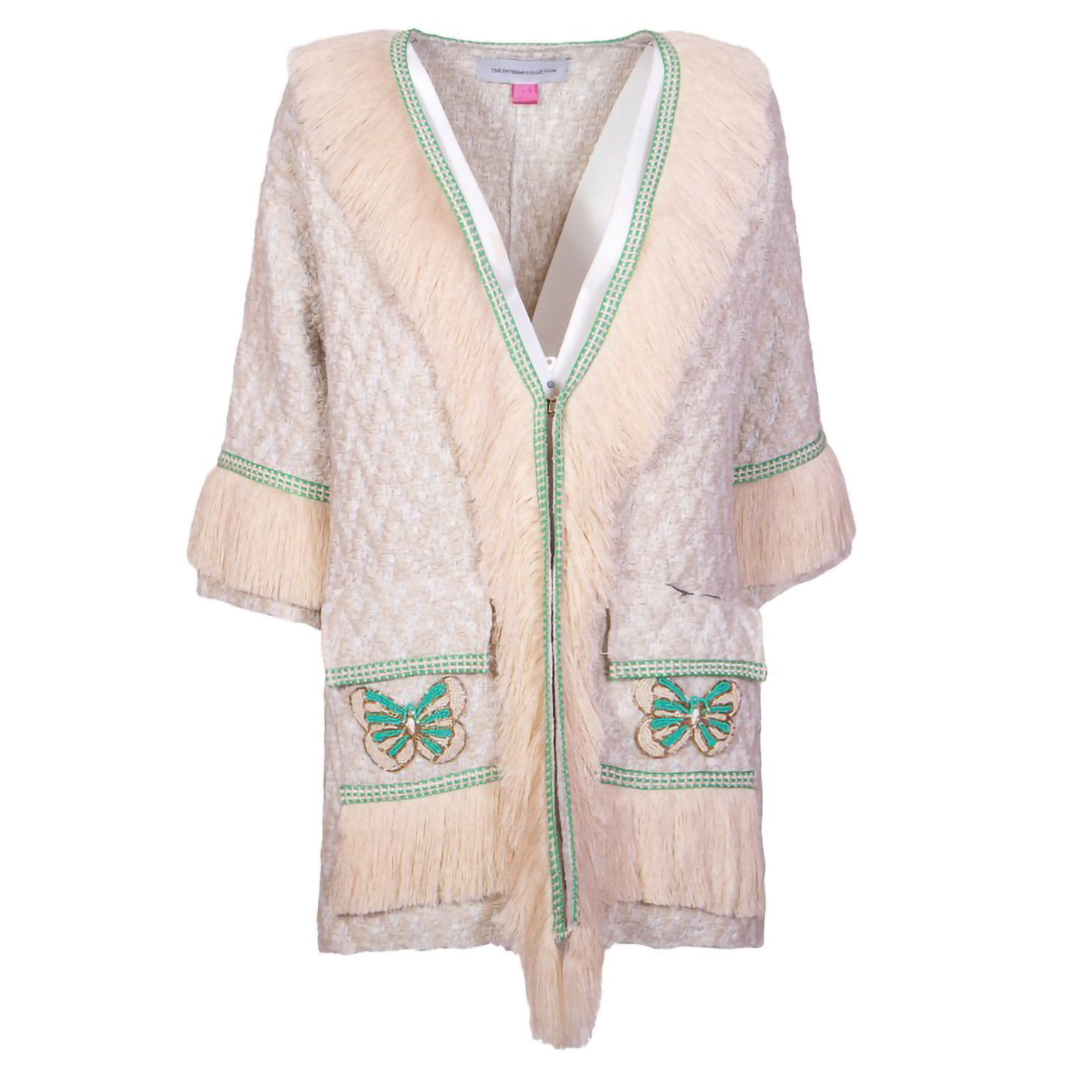 The Extreme Collection Women's Brown Arizona Baby Long Cardigan