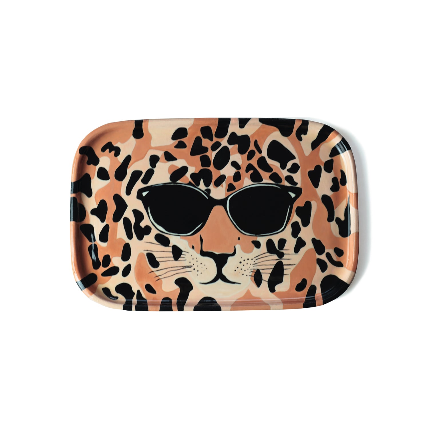 2kstyle Brown Animal Modelling Clay Jewelry And Sunglasses Tray - Mocha In Brown