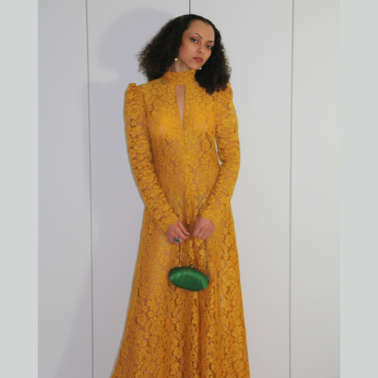 gold gothic dress Blood Supply • Golden Hour Baroque Corset Gown XL / Corset with train main image 0