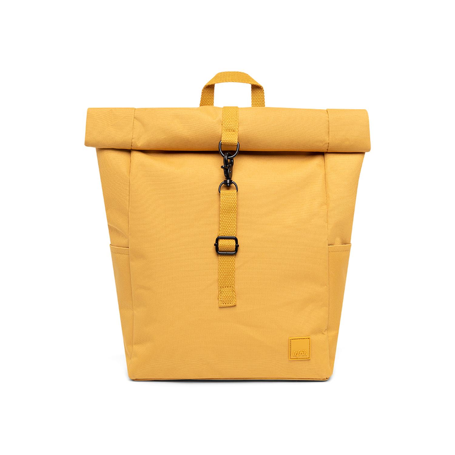 Lefrik Women's Yellow / Orange Roll Mini Backpack Mustard