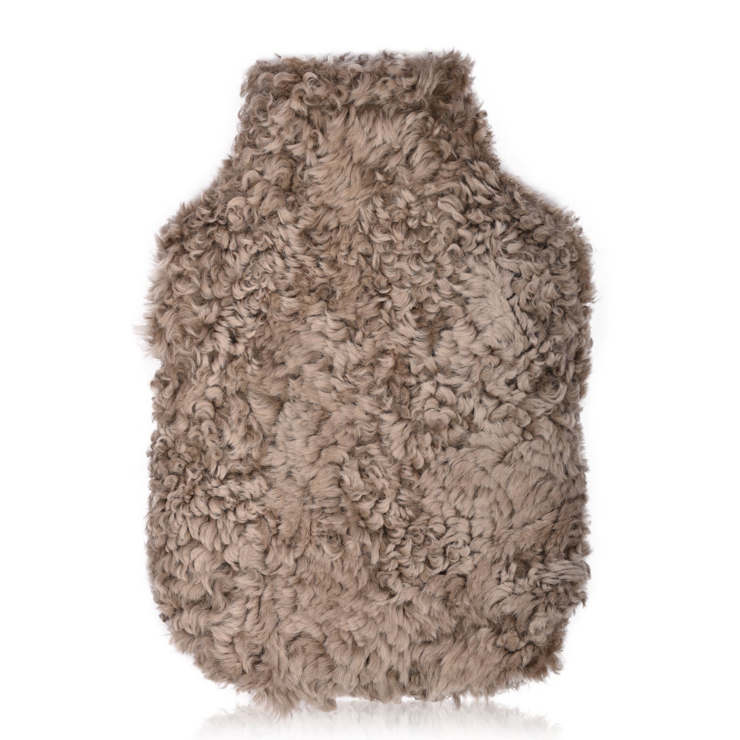 Owen Barry Brown Sheepskin Hot Water Bottle Cover - Taupe In Brown