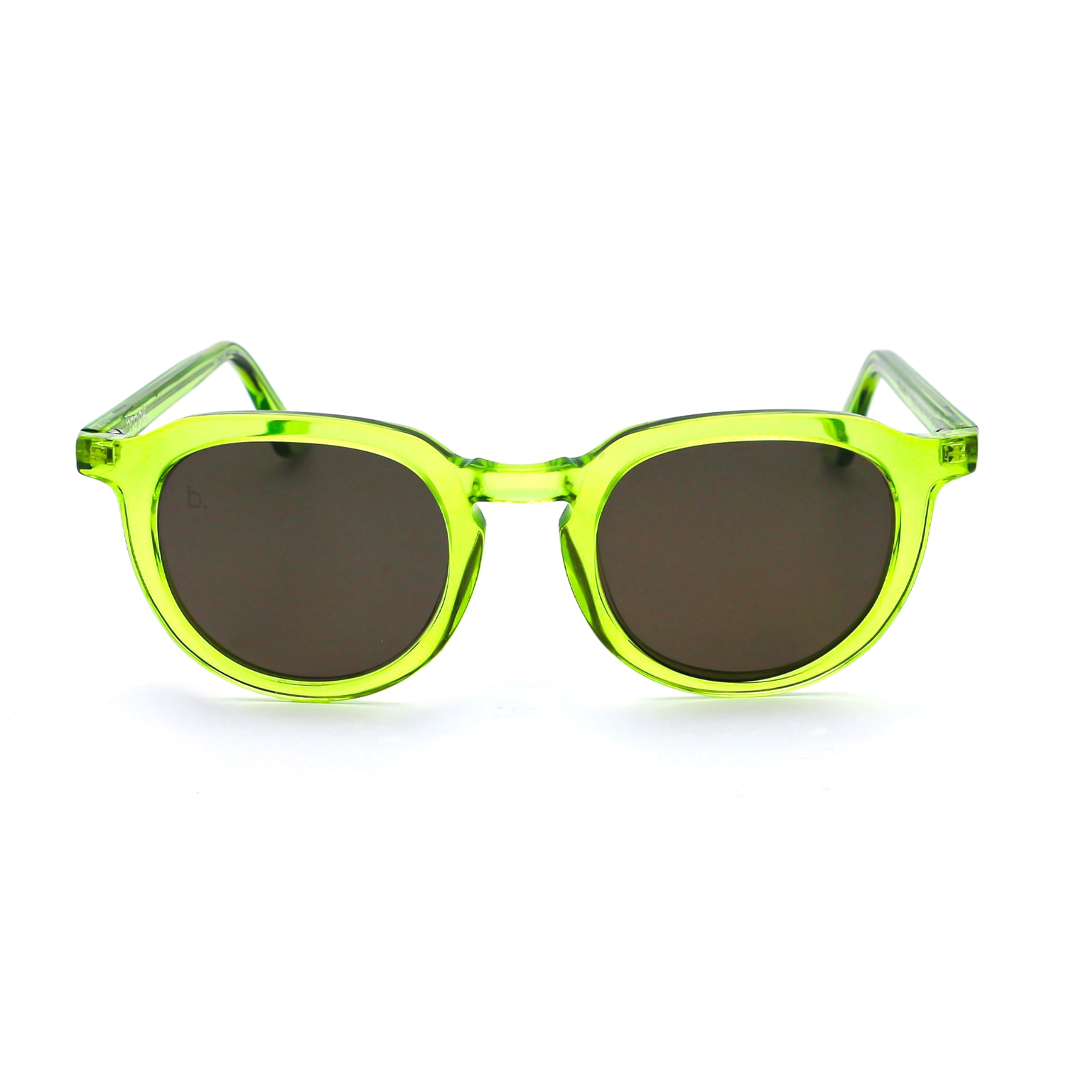 Women’s Green The Nantucket Sunglasses In Crystal Lime One Size Brook Eyewear