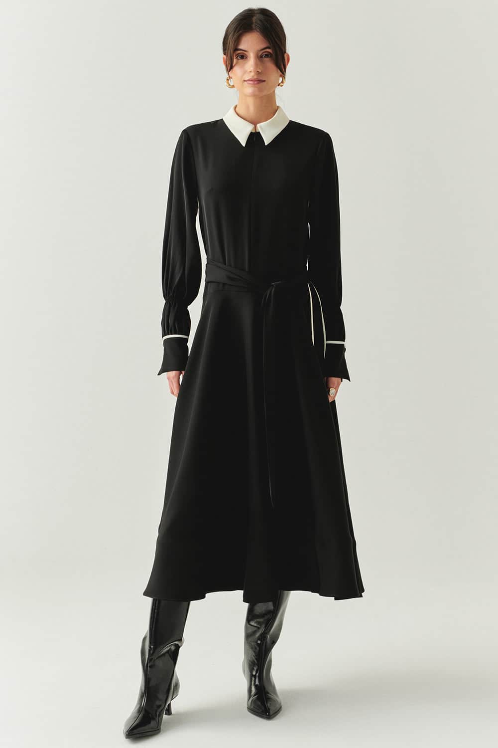 Exquise Journi Shirt Dress - Black