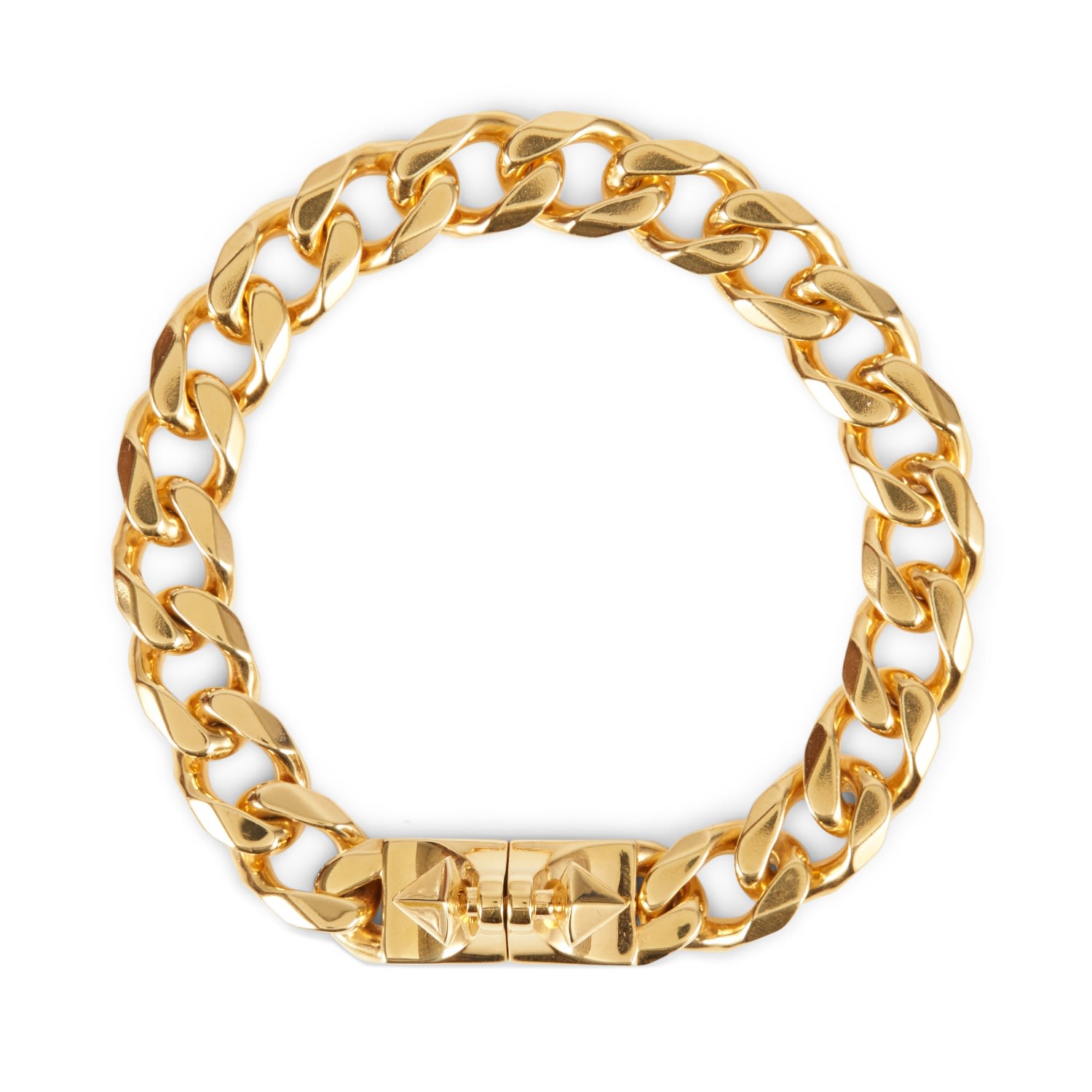 Kasun Women's Iron Maiden 10mm Gold Bracelet In Gold