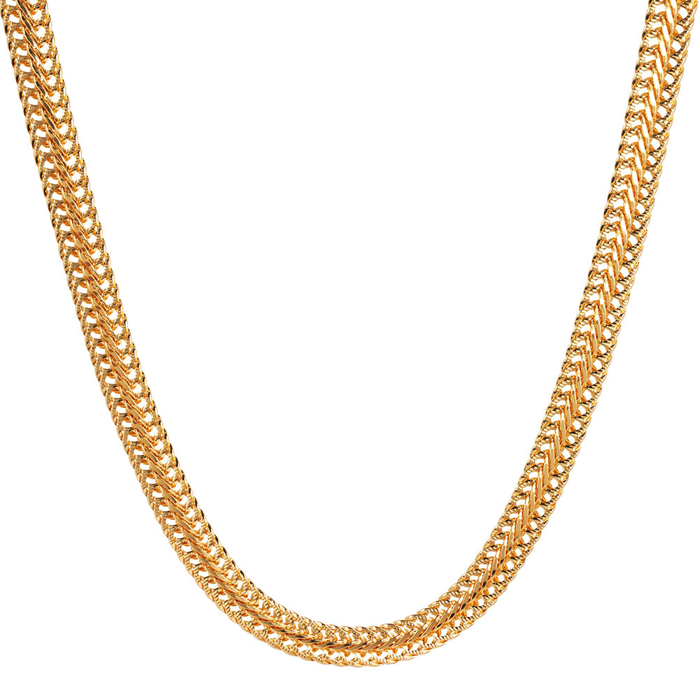 Amadeus Women's Anna Snake Link Gold Chain Necklace In Gold
