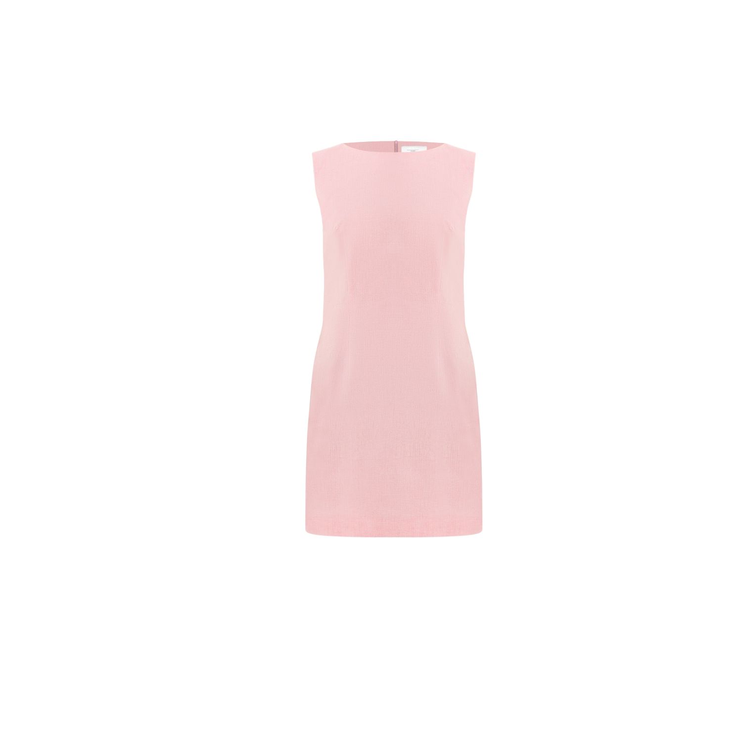 Me Esse Women's Pink / Purple Organic Cotton Short Dress Anna In Light Pink In Pink/purple