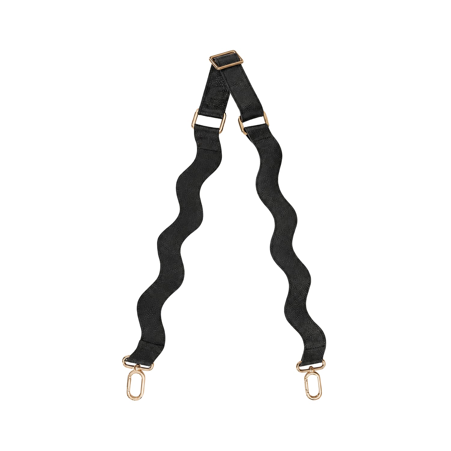 Women's Starry Black Wavy Strap | One Size | Womads